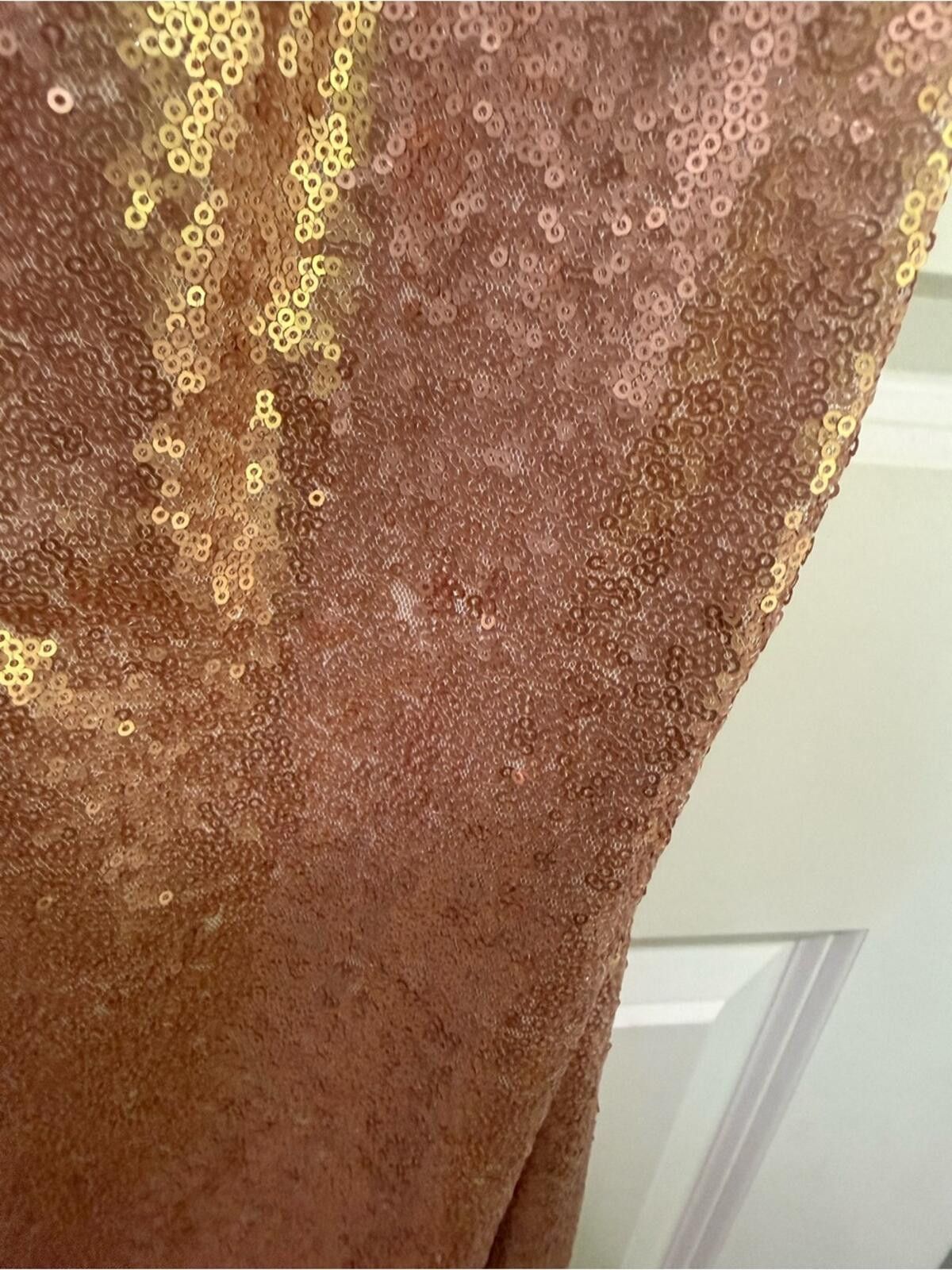 Other Sequin Maxi Dress in Rose Gold with Cap Sleeve Size XS / US 0-2 / IT 36-38 - 3 Thumbnail