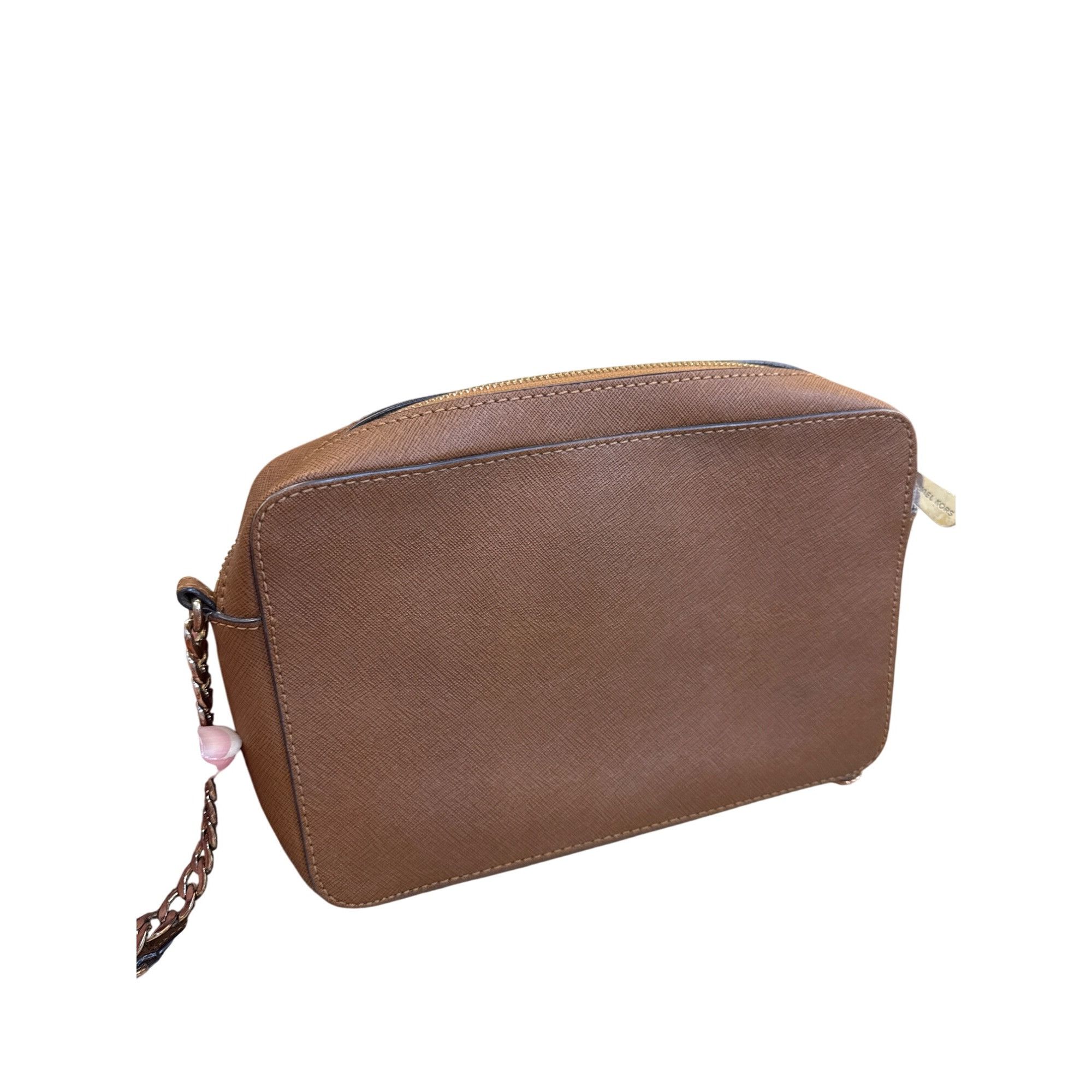 Michael Kors Michael Kors Womens Brown Leather Small Crossbody Purse SKU Size ONE SIZE - 6 Thumbnail