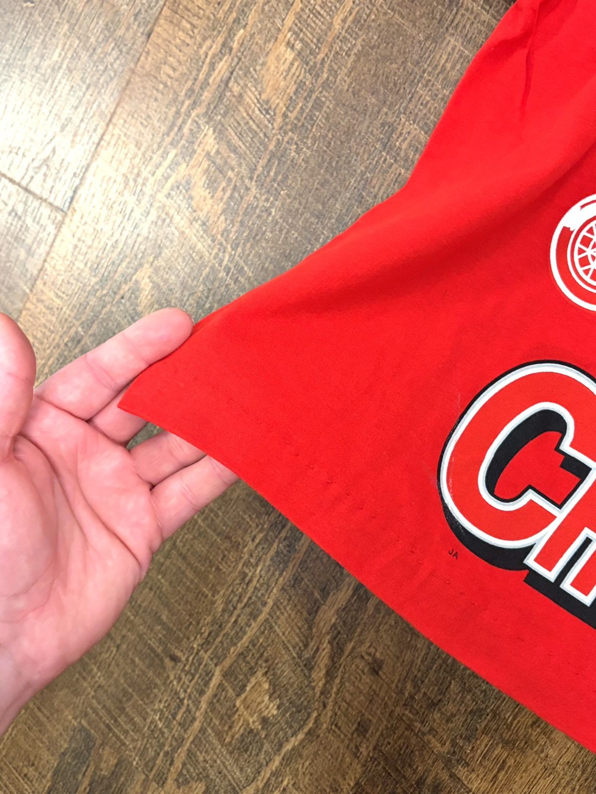 NHL NWT Vintage Detroit Red Wings Cropped Championship Shirt Size US XL / EU 56 / 4 - 5 Thumbnail