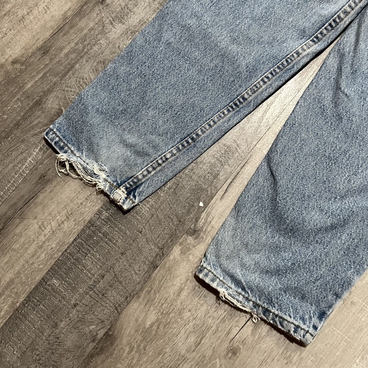 Levi's × Vintage VTG 90's Levis Orange Tab Blue 31350‐0214 Denim USA Jeans Size 26" / US 2 / IT 38 - 5 Thumbnail