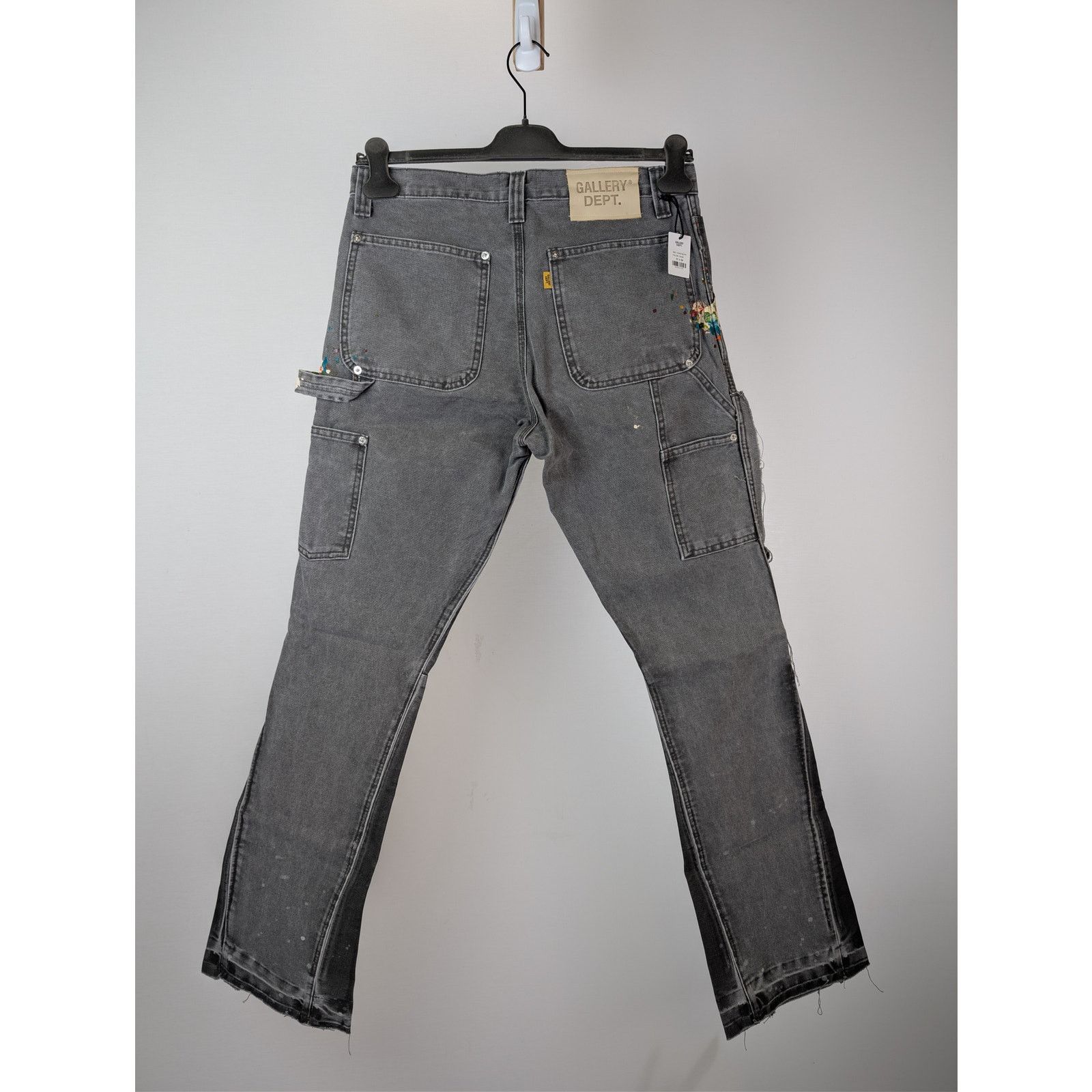 Gallery Dept. o1rshd1 LA Flare Carpenter Jeans in Charcoal Size US 31 - 11 Thumbnail