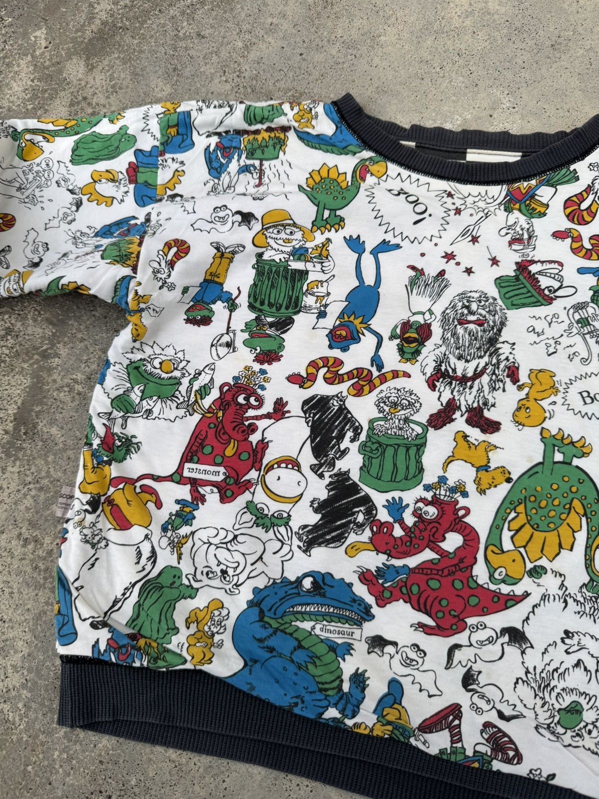 Vintage Vintage Japanese Horror Halloween Gyro Scope Boxy Crewneck Size US M / EU 48-50 / 2 - 7 Thumbnail