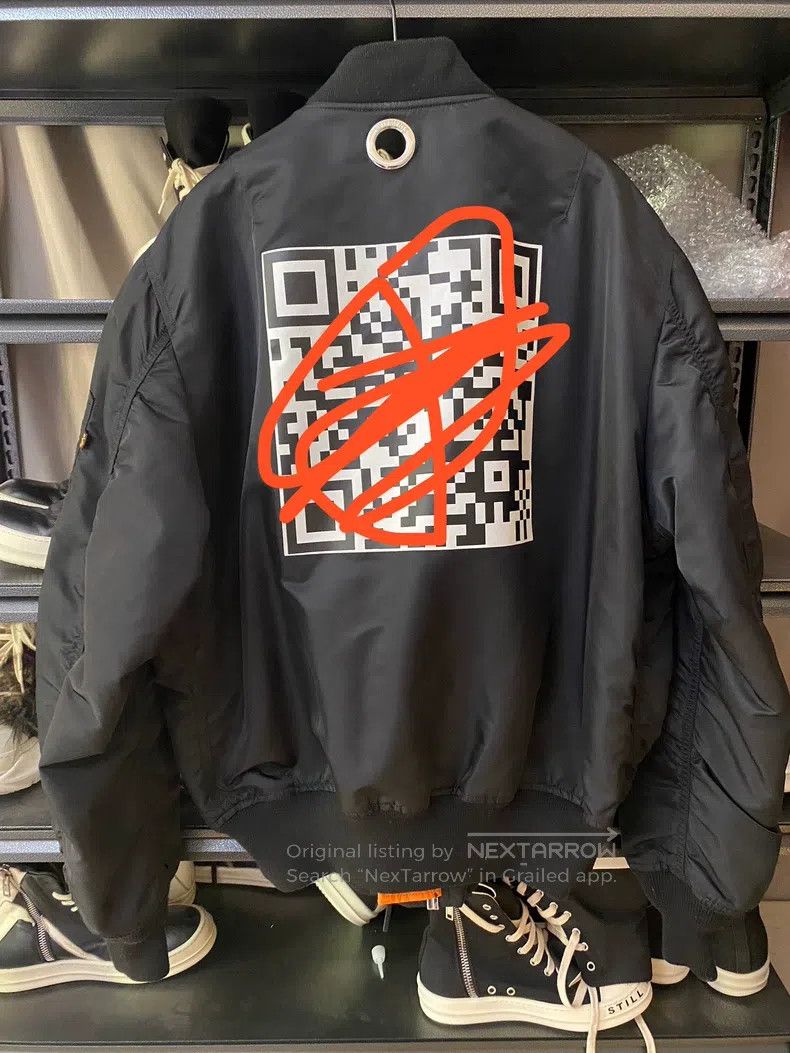 Vetements Vetements Georgia QR Code Fleece Jacket Size US XS / EU 42 / 0 - 3 Thumbnail