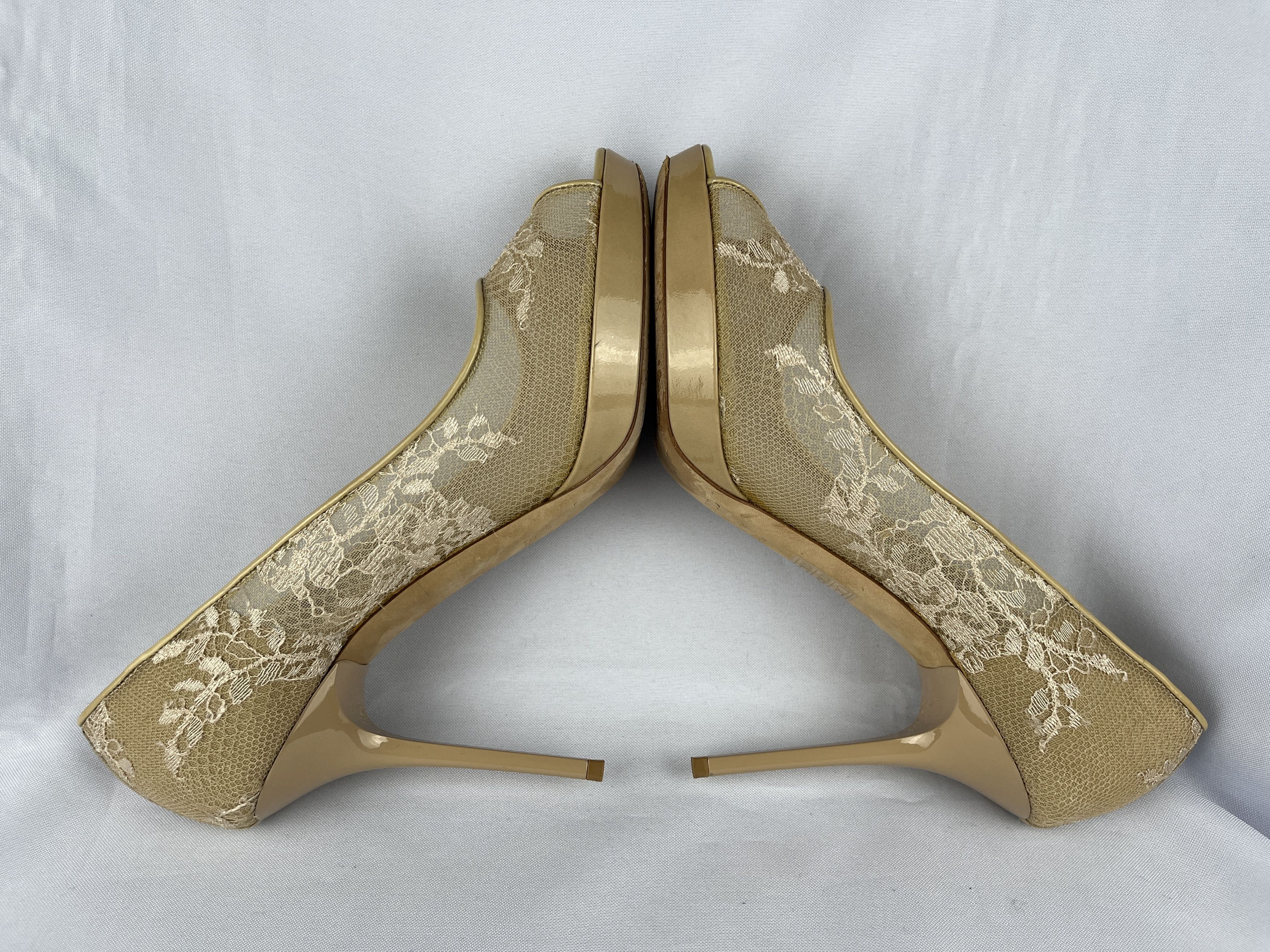 Jimmy Choo Jimmy Choo Mesh Peep Toes Heels 39.5 UK 6.5 US 9.5 CM 26.5 Size US 9.5 / IT 39.5 - 11 Thumbnail
