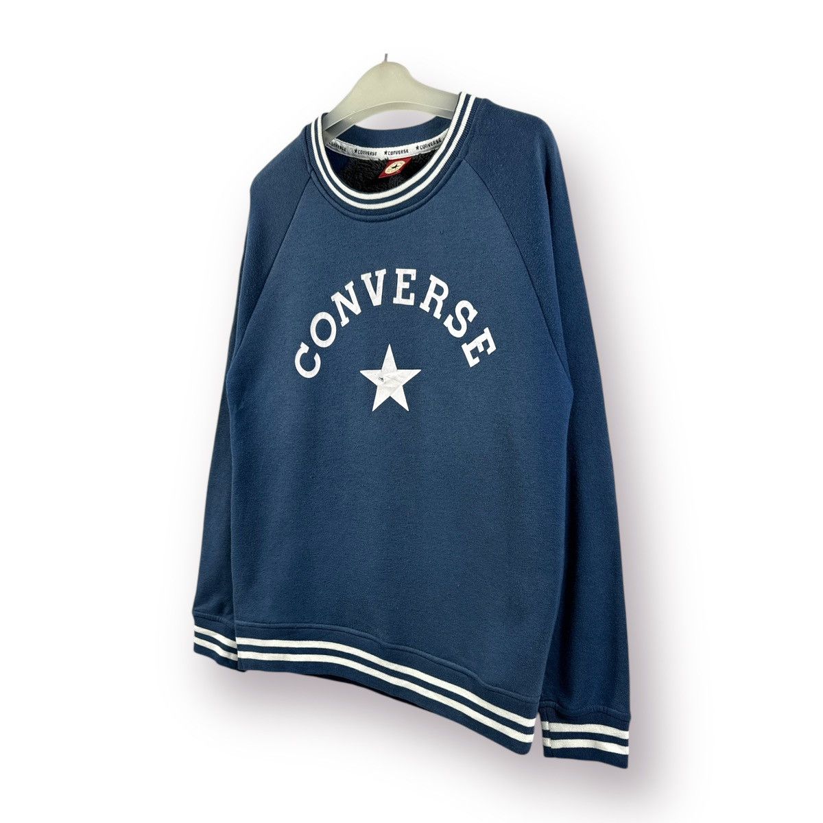 Converse × Vintage ⚡️Y2K CONVERSE CHUCK TAYLOR SWEATSHIRT BIG LOGO Size US S / EU 44-46 / 1 - 2 Thumbnail