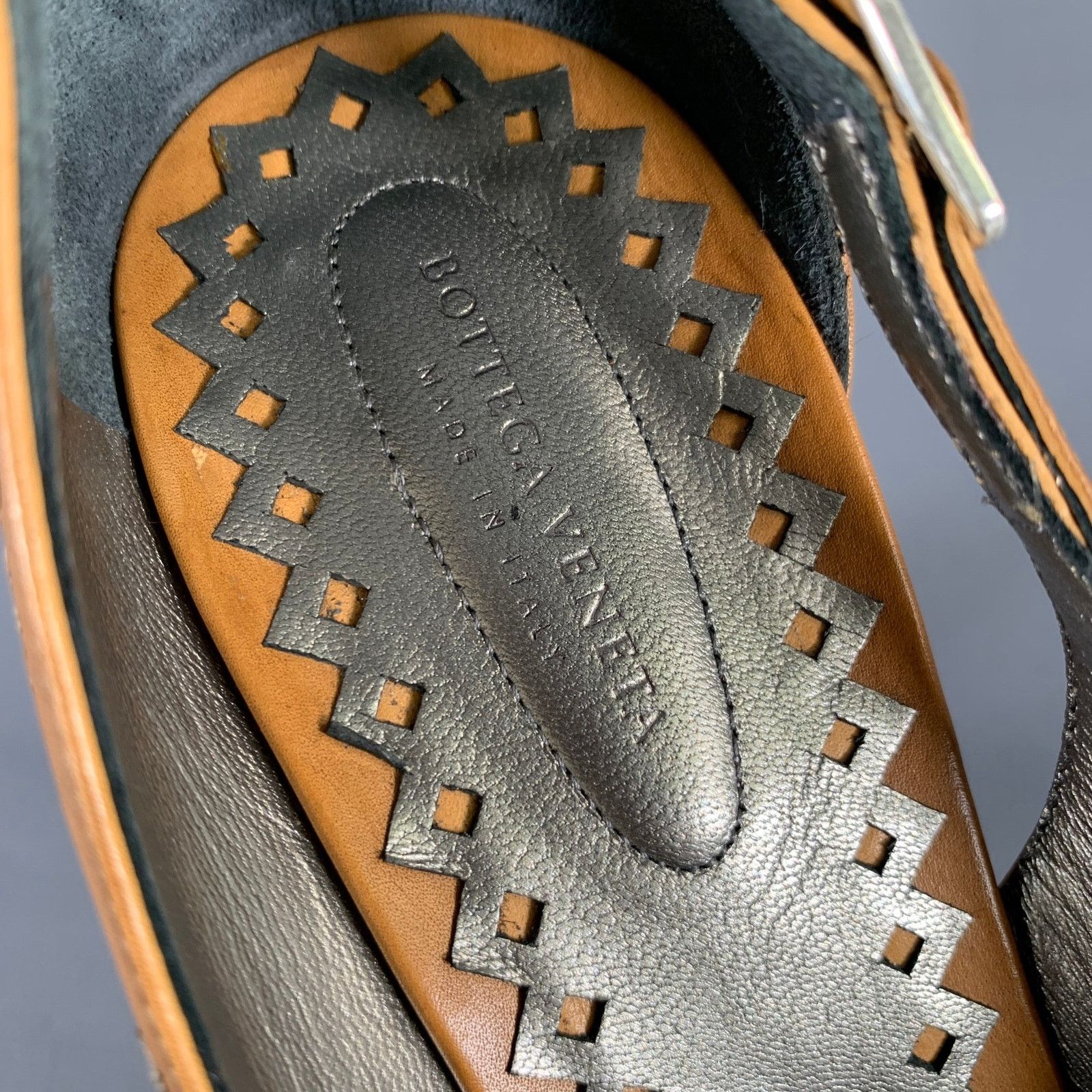 Bottega Veneta BOTTEGA VENETA Size 6.5 Brown Leather Fringe Pumps Size US 6.5 / IT 36.5 - 8 Thumbnail