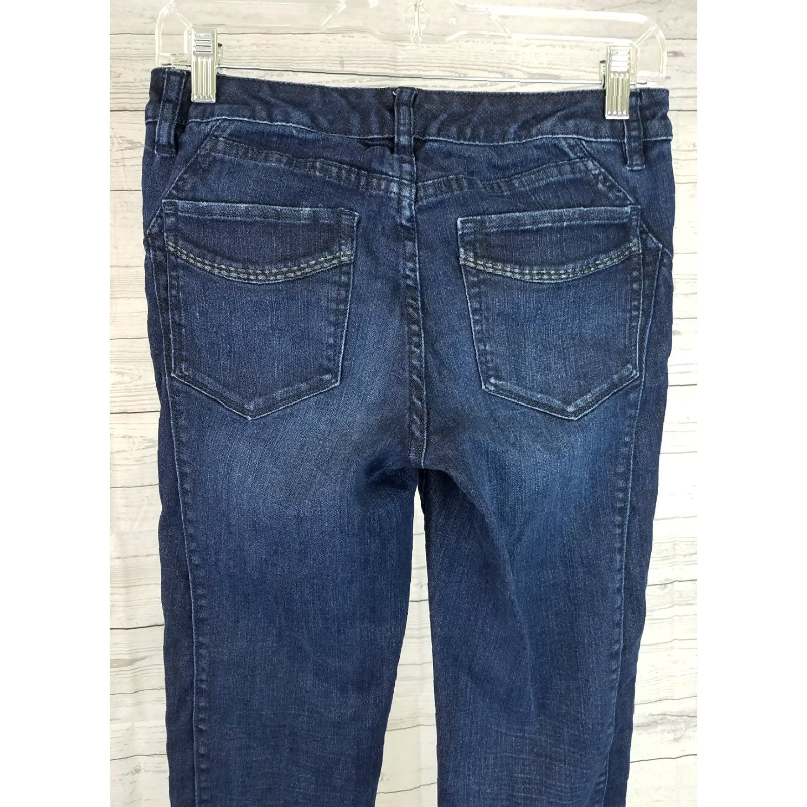 Vintage Cache Womens Jeans Skinny Dark Wash Sz 4 - Caché - Denim Cotton Blend - 70% Cotton - Regular - Womens - Jeans - Skinny - Dark Wash - Size 4 Size 27" / US 4 / IT 40 - 3 Thumbnail