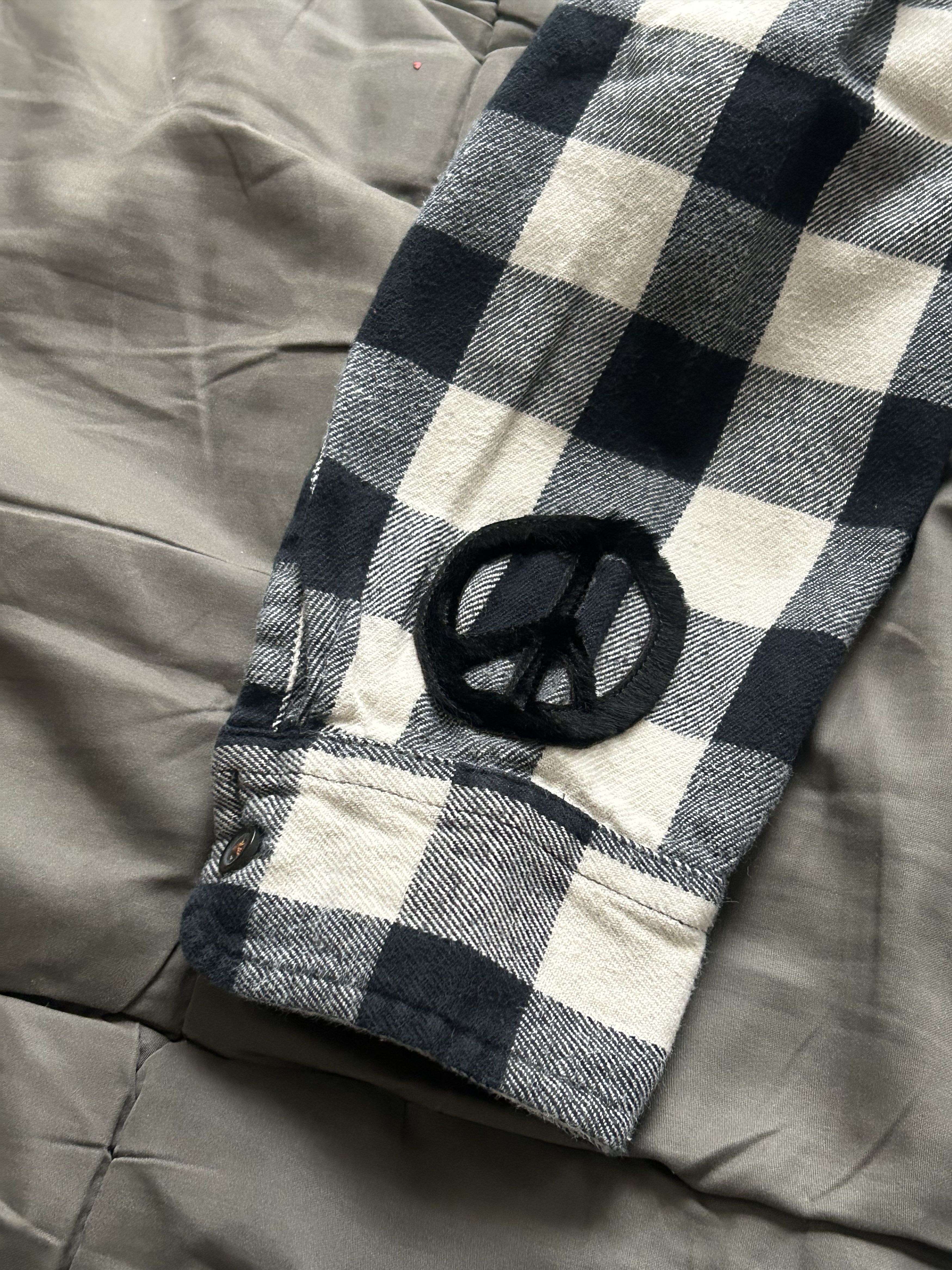 BV By Bodega Vengeance 1/1 Patched Flannel Shirt Size XS / US 0-2 / IT 36-38 - 8 Thumbnail