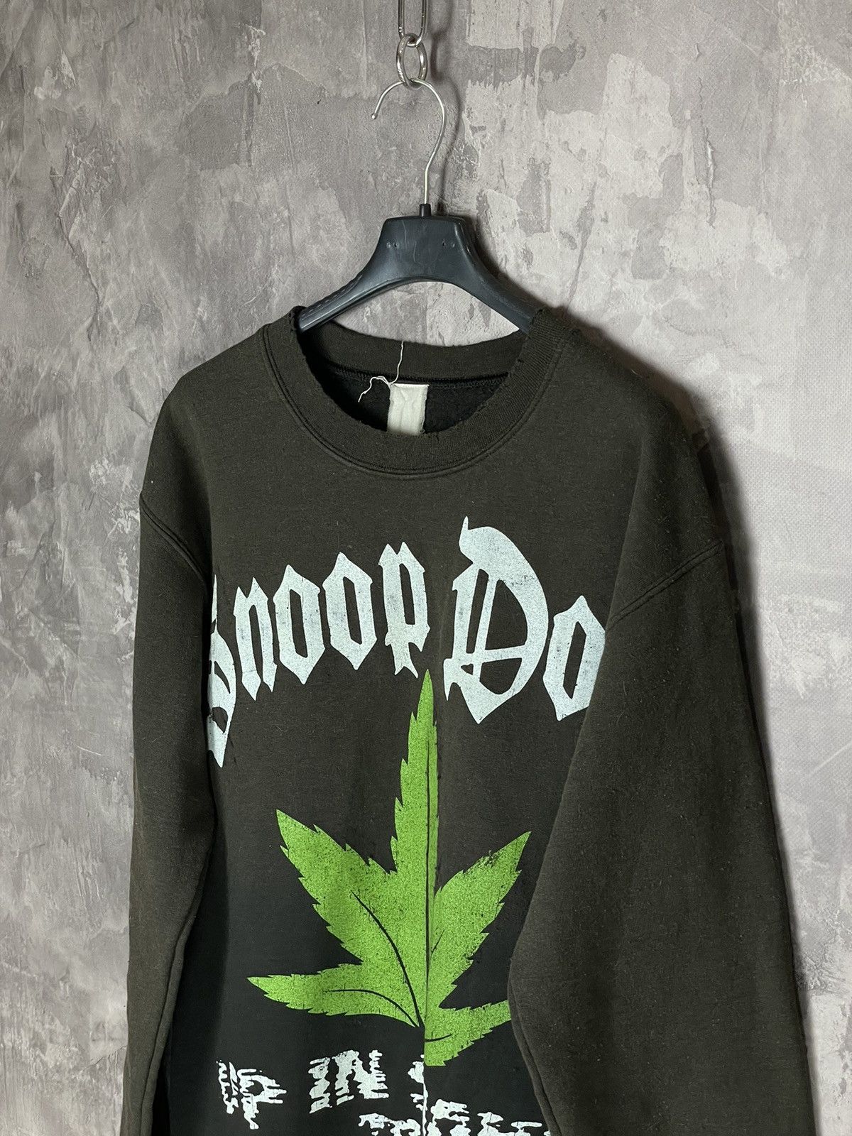 Snoop Dogg × Vintage Snoop Dog Vintage 90S Crazy Distressed Rasta Sweatshirt Size US M / EU 48-50 / 2 - 7 Thumbnail