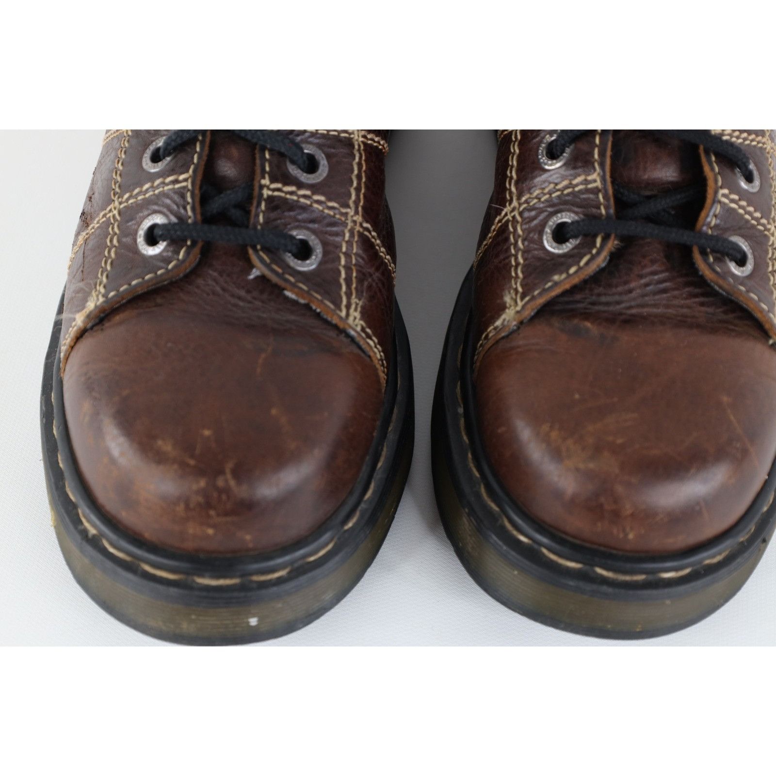 Dr. Martens Vintage 90s Dr Martens Doc Chunky Leather Platform Boots Size US 9 / EU 42 - 3 Thumbnail
