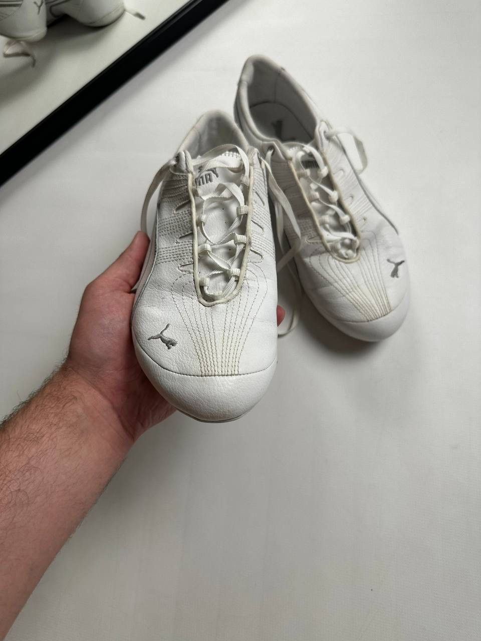 Puma Vintage 00s Japanese Puma Speed Cat Leather Shoes Size US 7 / EU 40 - 3 Thumbnail