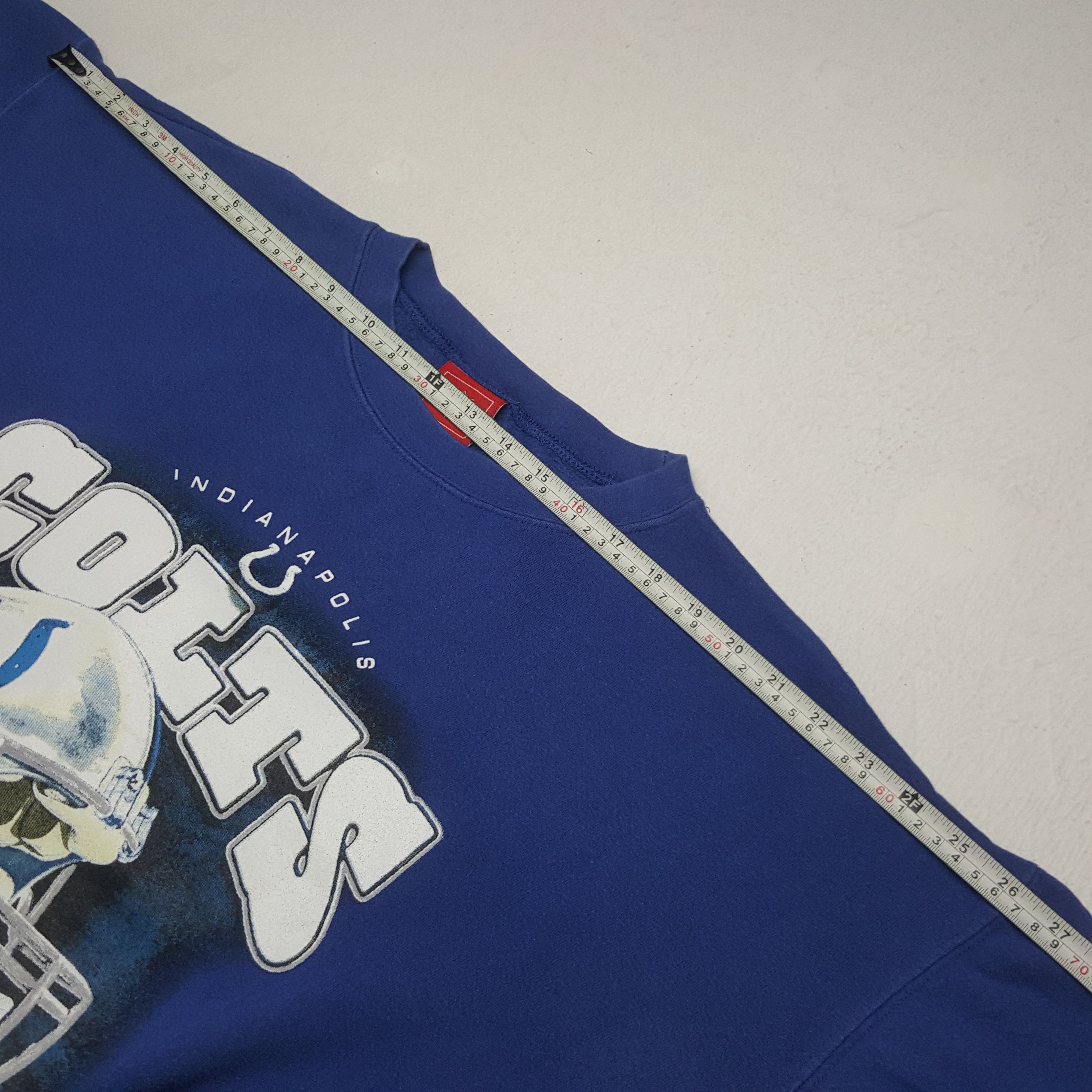 NFL × Vintage Vintage Colts Indianapolis Football Team Sweatshirt C286N1 Size US XXL / EU 58 / 5 - 5 Thumbnail