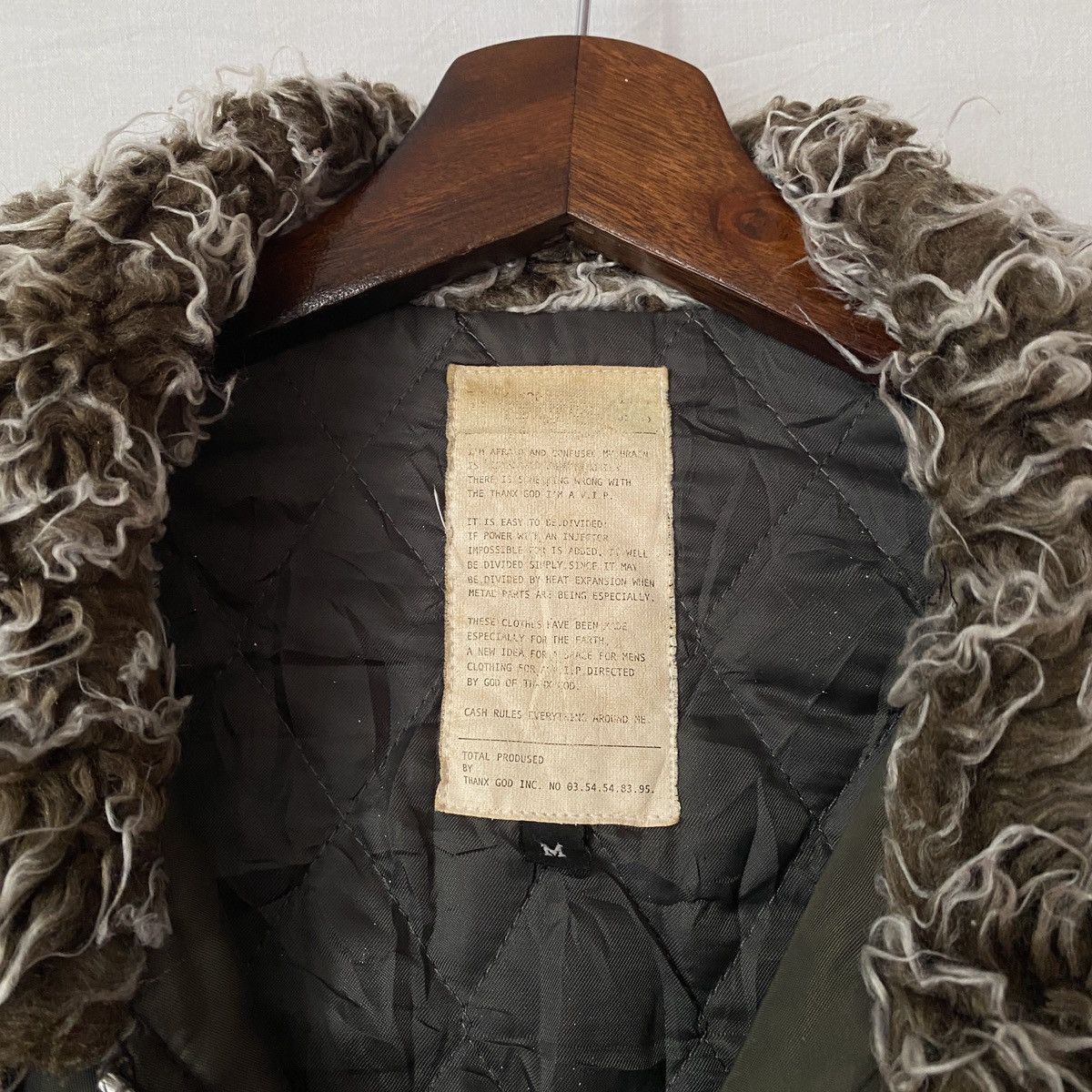 Designer × Japanese Brand × Vintage THANX GOD Quilted jacket Size US M / EU 48-50 / 2 - 2 Thumbnail