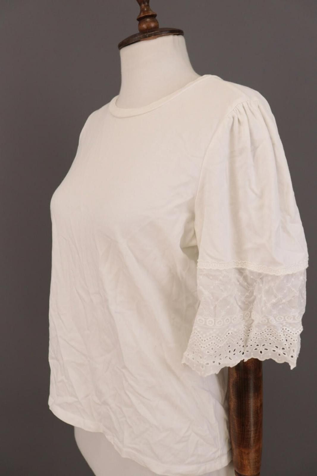 Lauren Ralph Lauren Lauren Ralph Lauren White Floral Blouse Shirt Size M Size L / US 10 / IT 46 - 9 Thumbnail