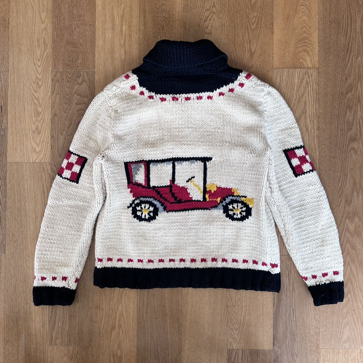 Vintage Vintage 70s Cowichan Car Curling Wool Sweater Jacket Size US XL / EU 56 / 4 - 2 Thumbnail