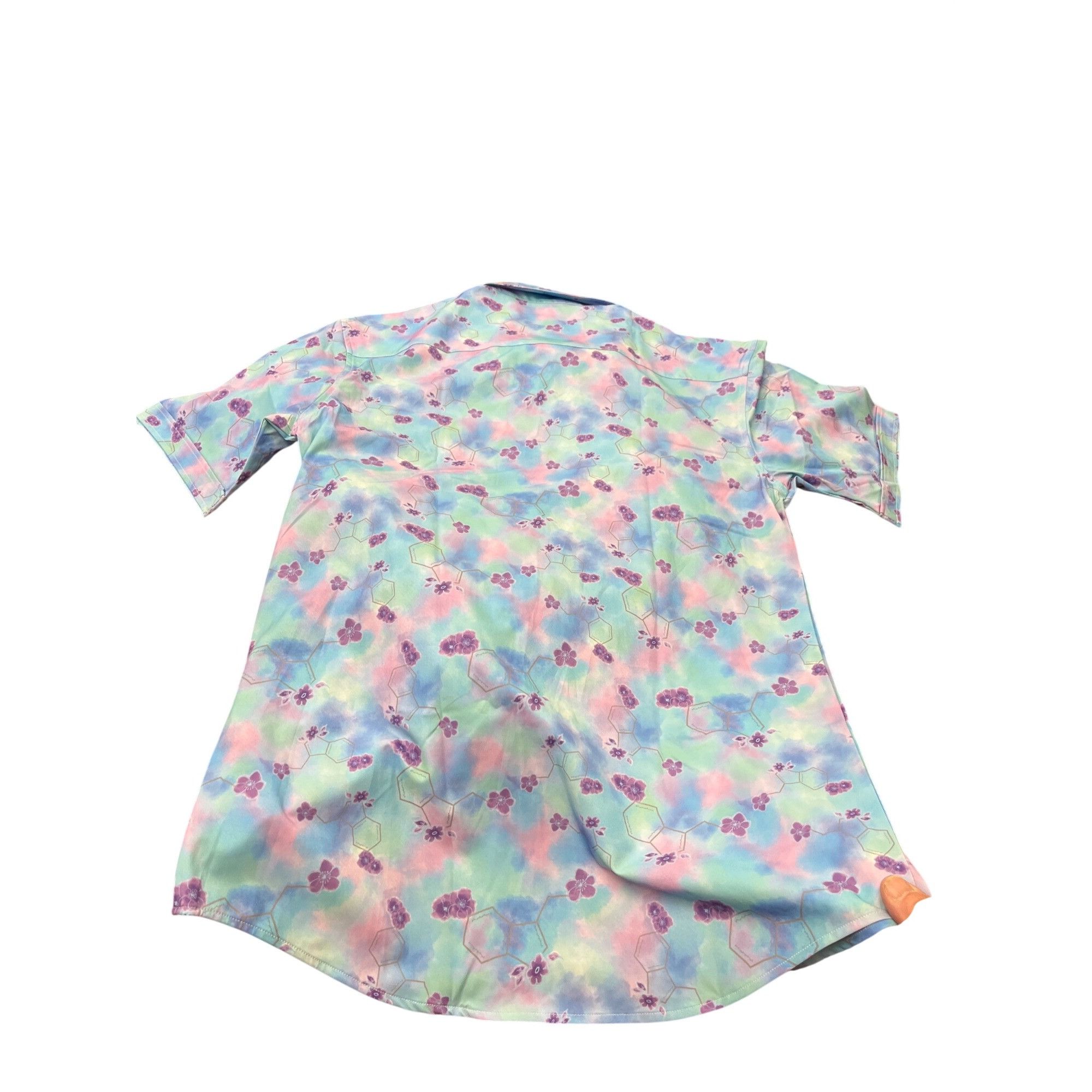 Other Project Good Apparel mens blue pink short sleeve buttondown Size US S / EU 44-46 / 1 - 2 Thumbnail