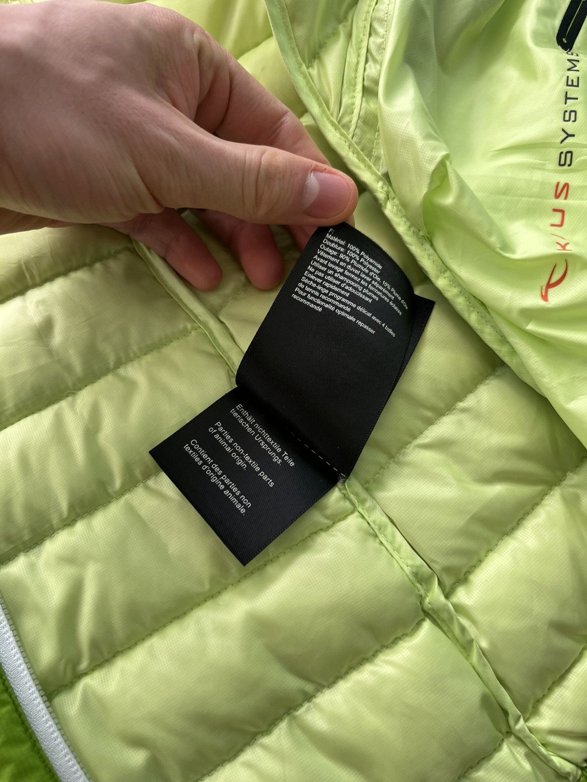 KJUS Kjus System Light Down Jacket Outdoor Life Green Woomen’s Size S / US 4 / IT 40 - 13 Thumbnail