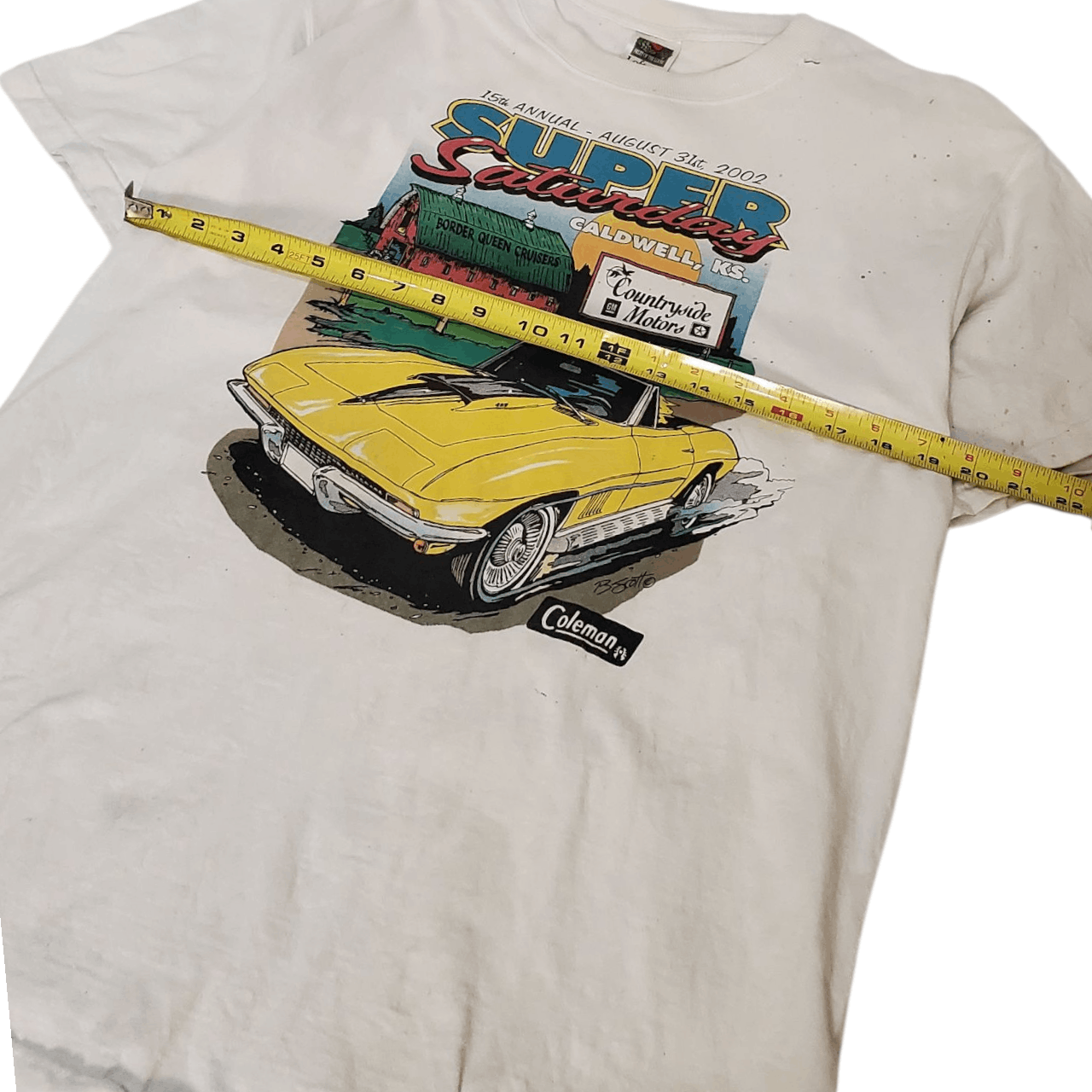 Vintage 2002 Corvette Racing T-Shirt Size US XL / EU 56 / 4 - 7 Thumbnail