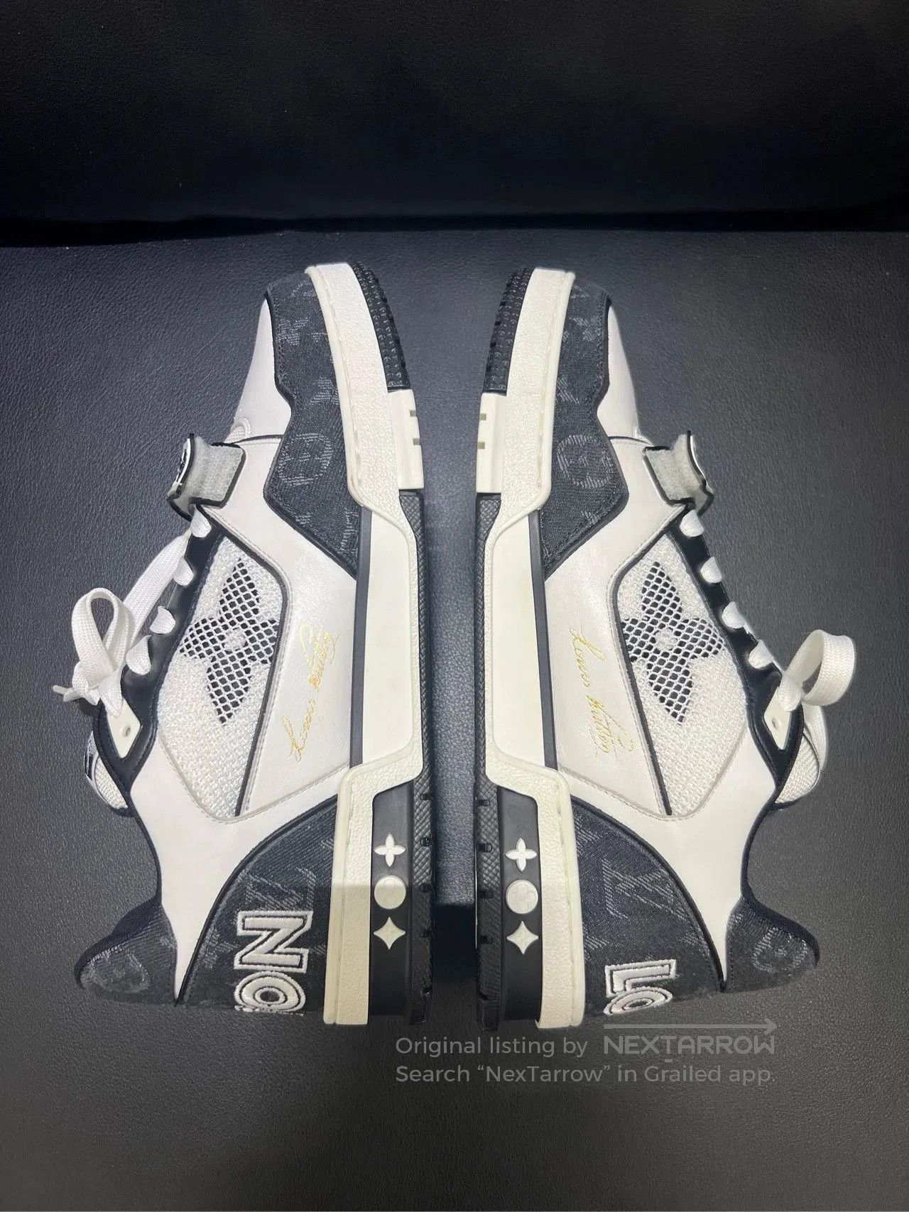 Louis Vuitton Louis Vuitton Trainer Black White. Size US 8 / EU 41 - 2 Thumbnail