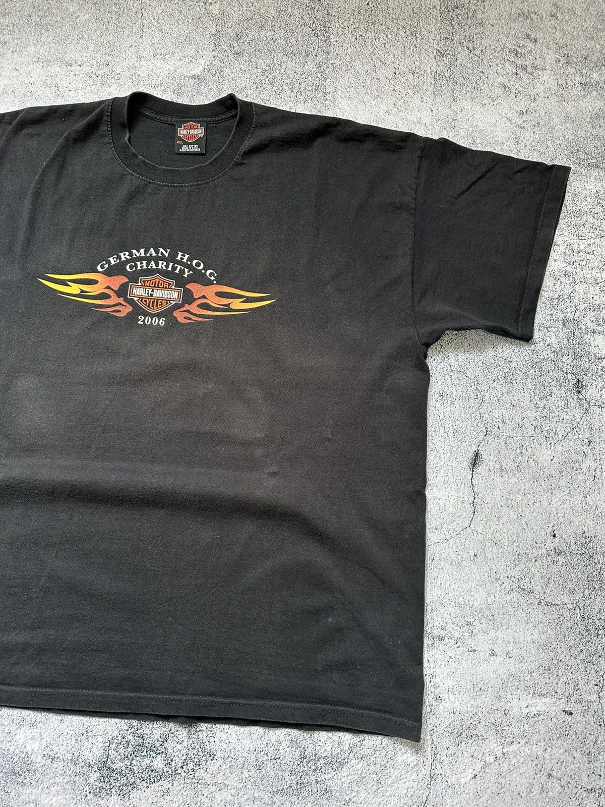 Harley Davidson Made in USA Harley Davidson T-shirt 2006 German Charity Size US XXL / EU 58 / 5 - 6 Thumbnail