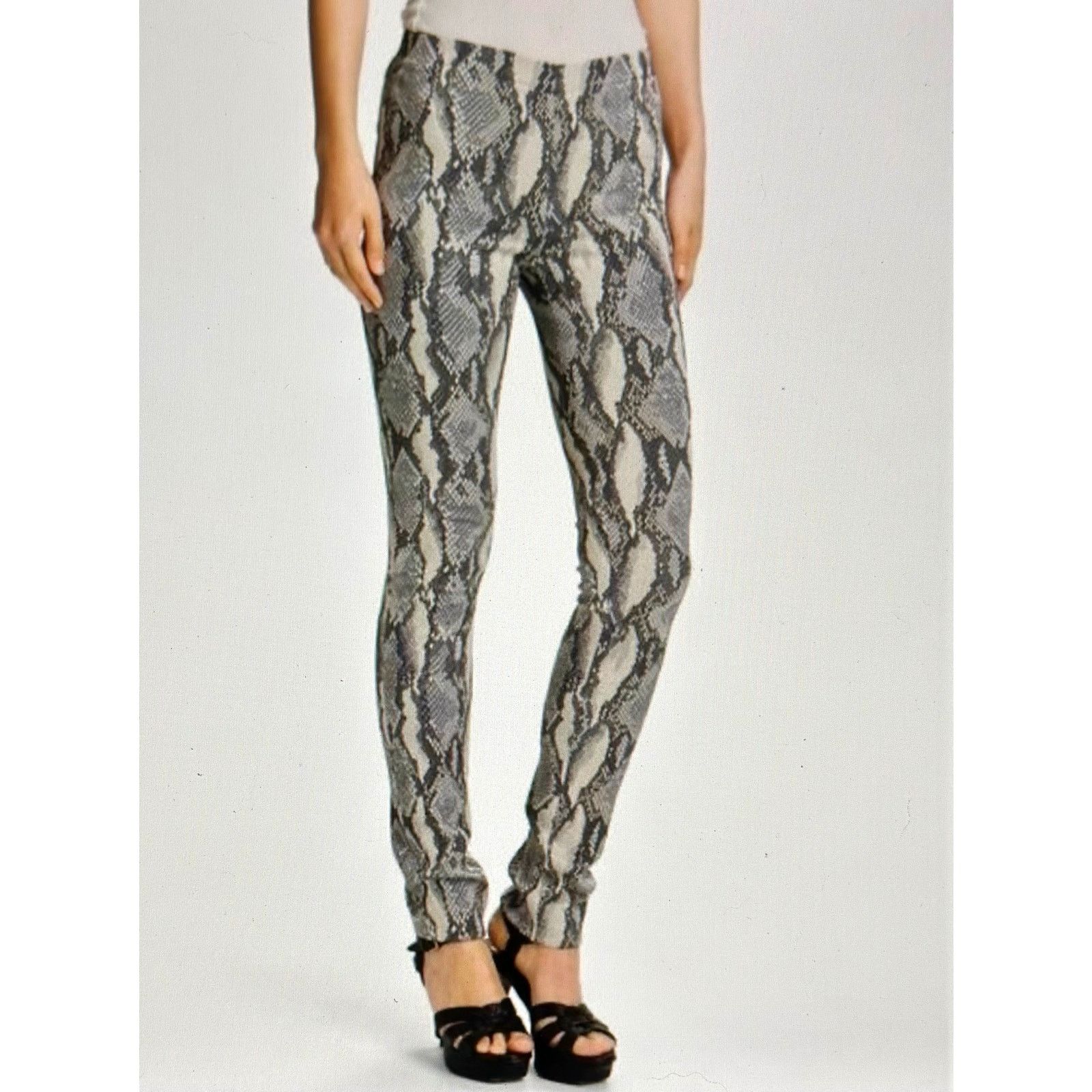 Zadig & Voltaire Zadig & Voltaire Pharell Python Pants Skinny 36 (S) Size 26" / US 2 / IT 38 - 3 Thumbnail