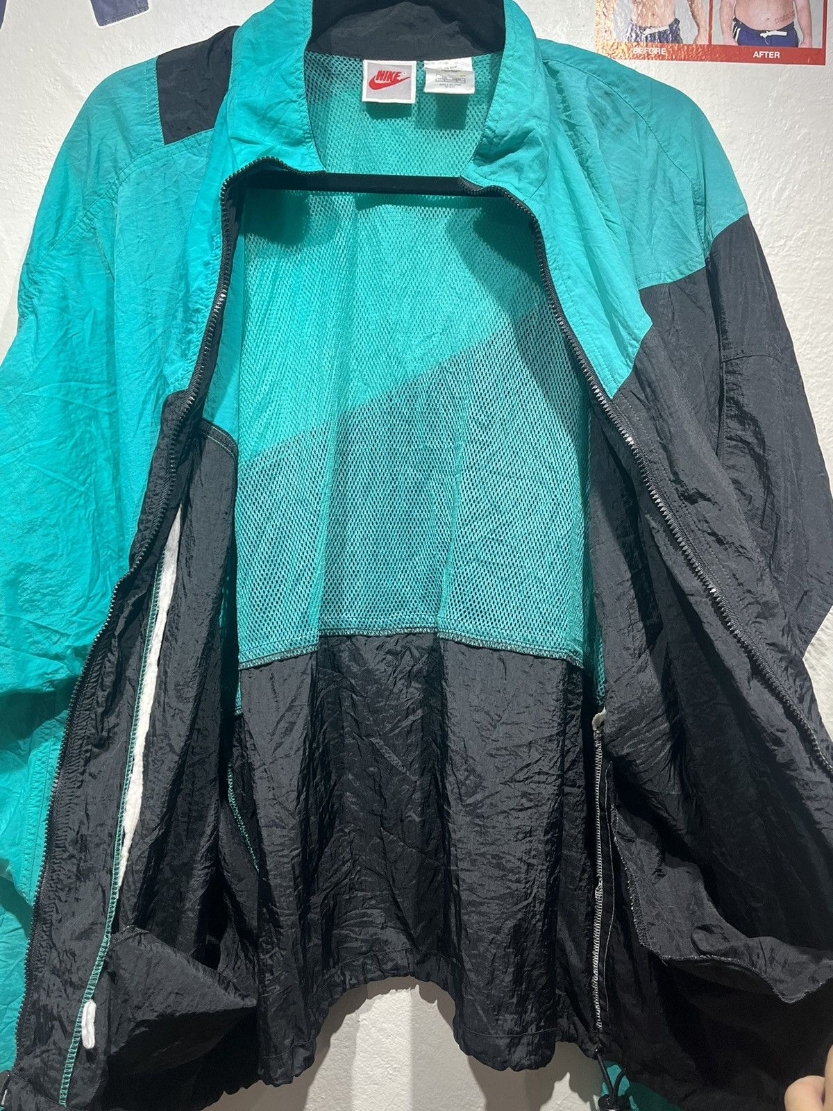 Nike × Vintage Vintage Nike windbreaker Size US L / EU 52-54 / 3 - 11 Thumbnail