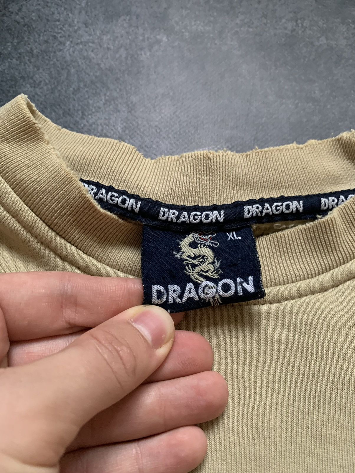 Japanese Brand × Vintage Vintage Dragon sweatshirt y2k stussy style Size US XL / EU 56 / 4 - 9 Thumbnail