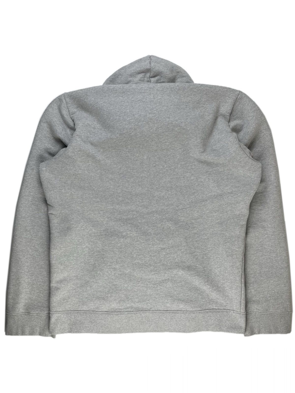 Vetements AW18 Vetements Misplaced Logo Cropped Hoodie Grey Size US M / EU 48-50 / 2 - 2 Thumbnail