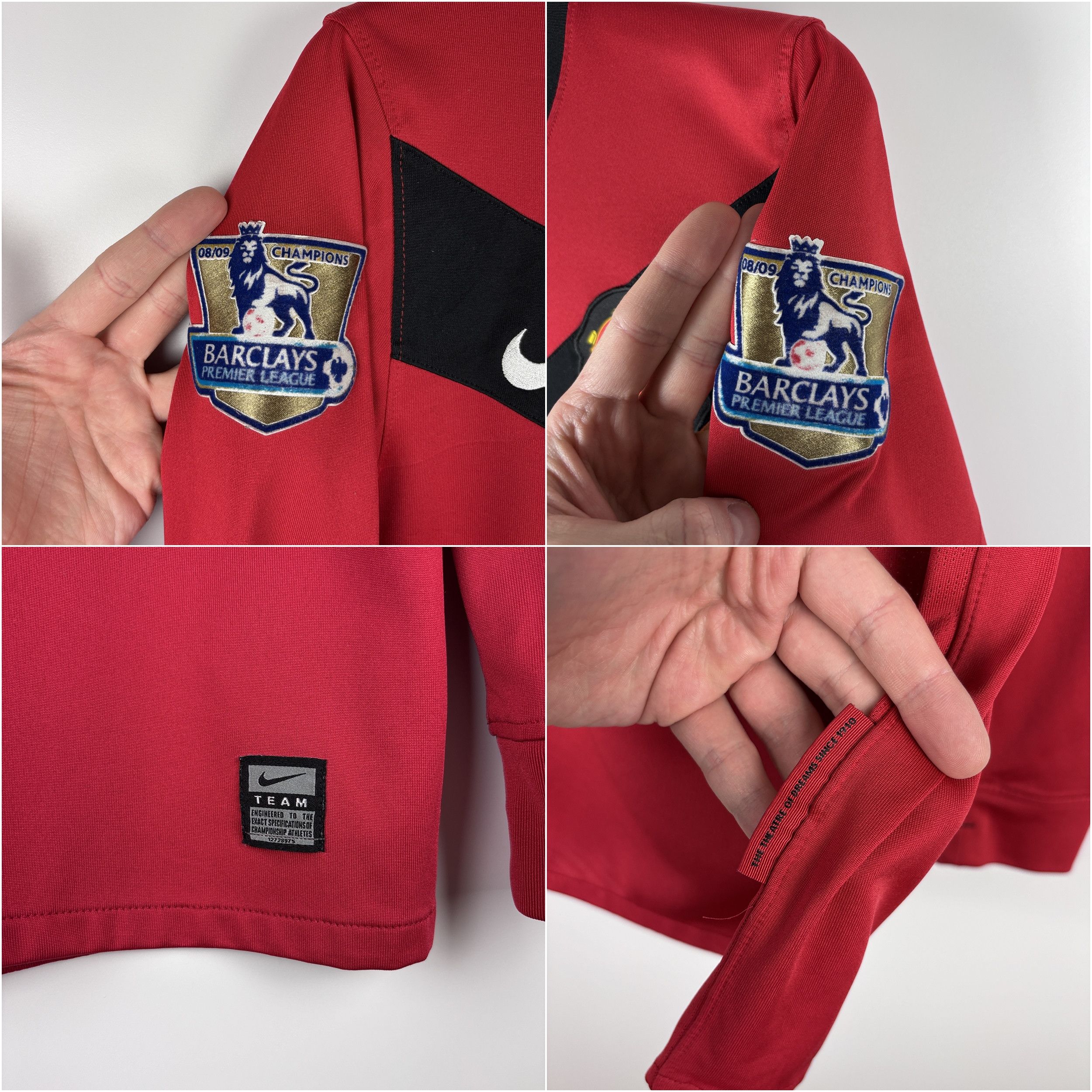 Nike Manchester United 2009-10 Football Longsleeve Nike Jersey Size US S / EU 44-46 / 1 - 8 Thumbnail