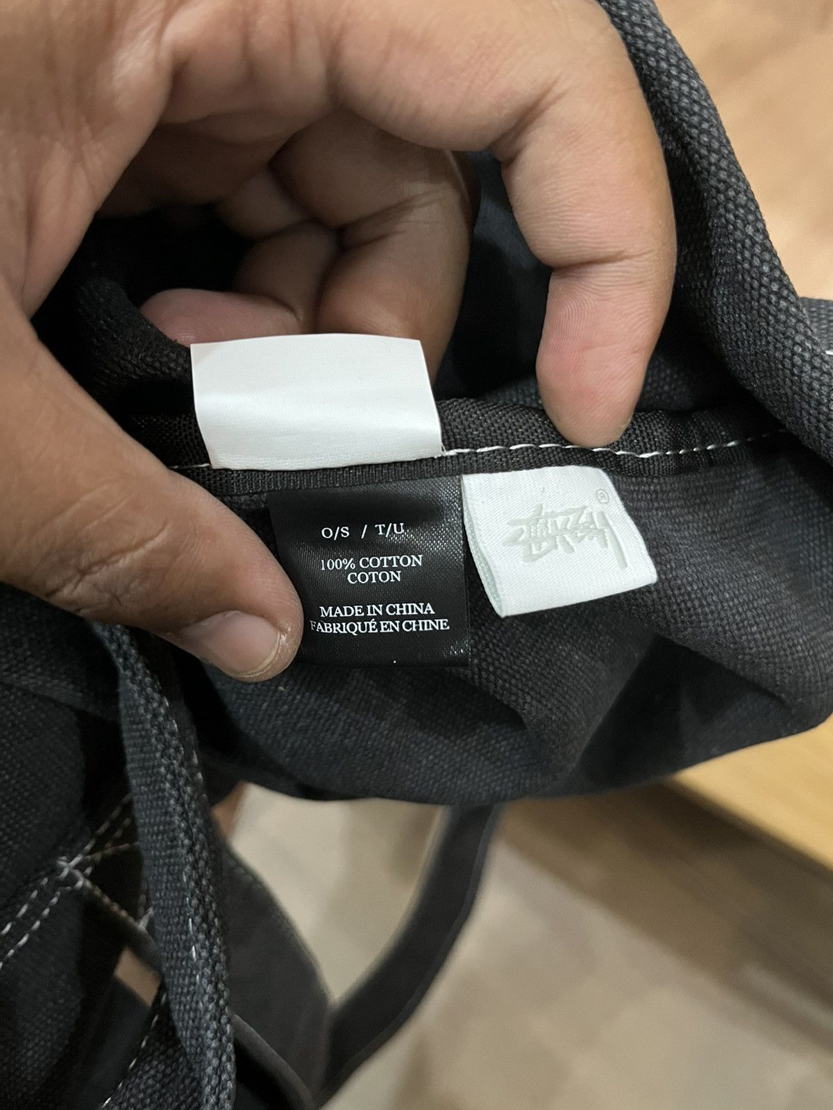 Stussy Stussy Fazer Tote Bag In Black Size ONE SIZE - 6 Thumbnail