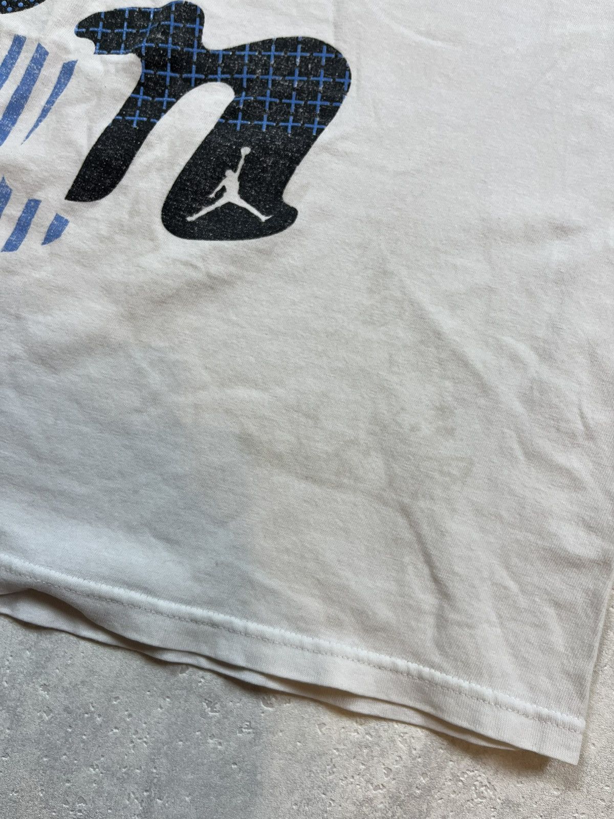 Nike × Vintage 90s Nike Jordan Vintage Y2K Big Retro Logo Tee T-Shirt Size US L / EU 52-54 / 3 - 7 Thumbnail