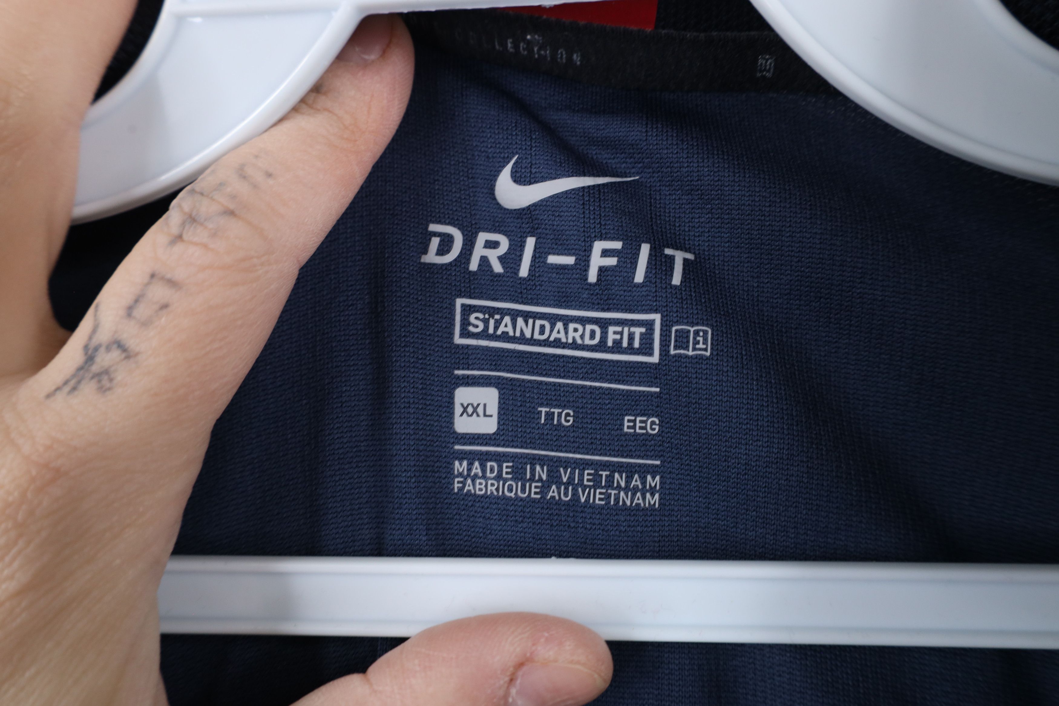Nike × Vintage Nike Tiger Woods Short Sleeve Blade Collar Golf Polo Shirt Size US XXL / EU 58 / 5 - 9 Thumbnail