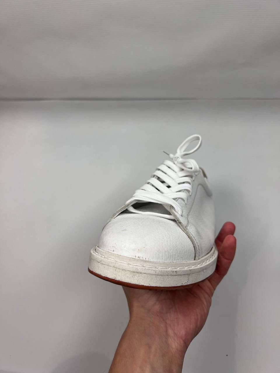 Brunello Cucinelli Brunello Cucinelli leather low trainers size 42 Size US 9 / EU 42 - 18 Thumbnail