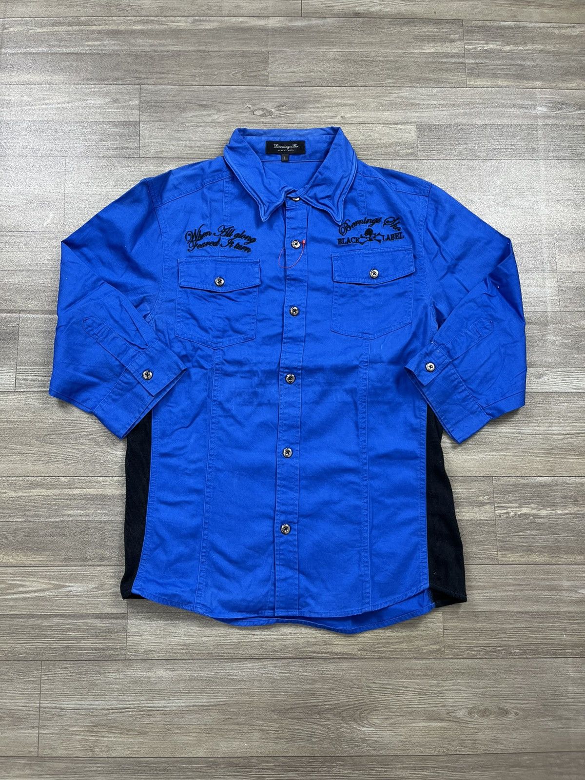 Japanese Brand Y2k Berning Sho skull ifsixwasnine punk Style Shirt Size US S / EU 44-46 / 1 - 2 Thumbnail