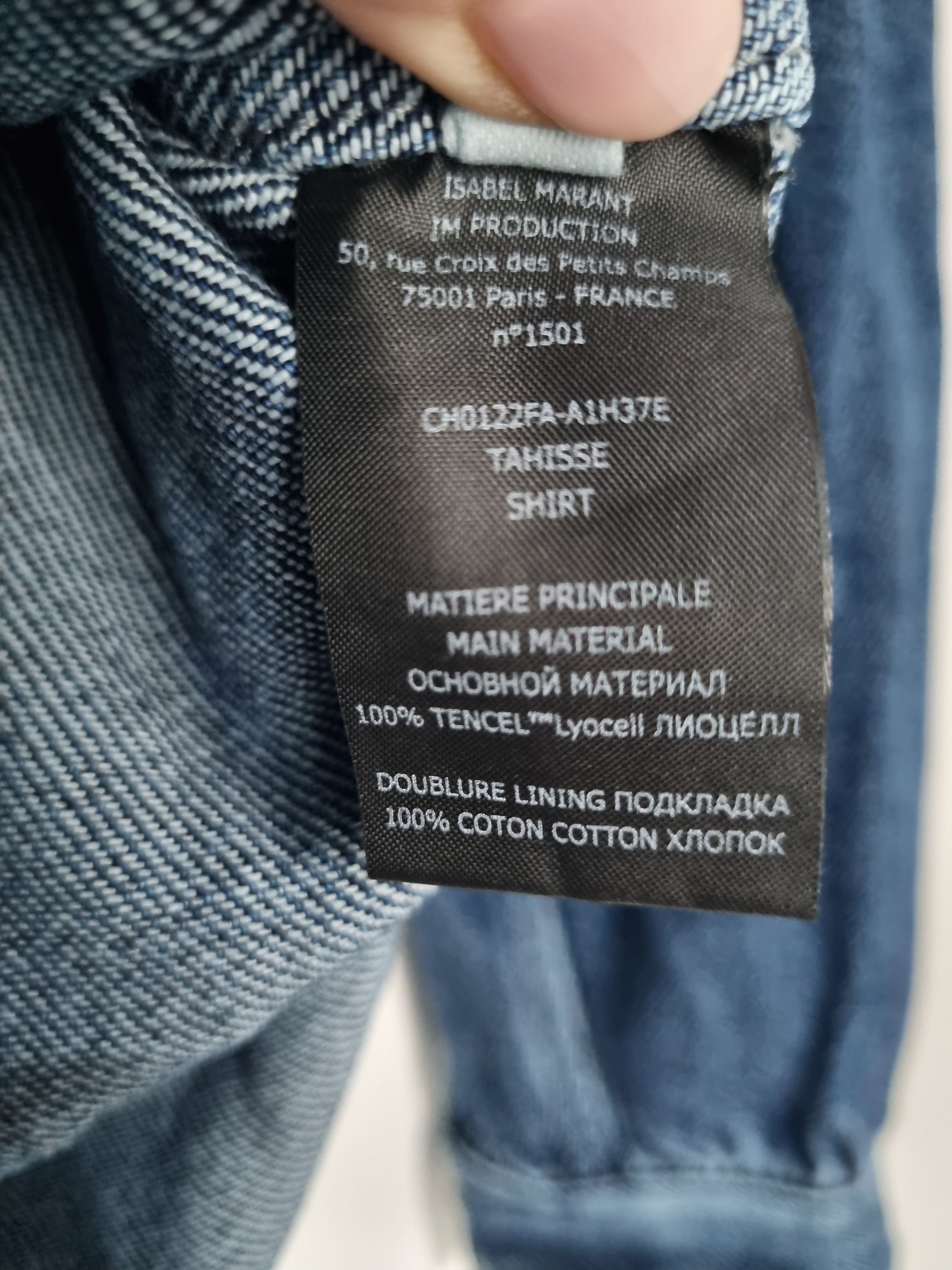 Isabel Marant Etoile Tahisse denim shirt Izabel Marant etoile, jeans shirt Size M / US 6-8 / IT 42-44 - 7 Thumbnail