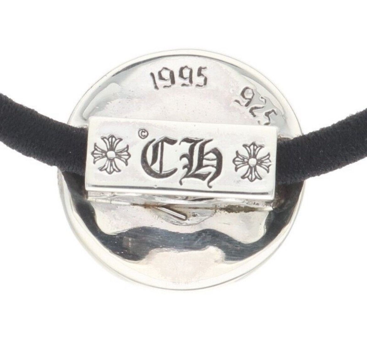 Chrome Hearts Chrome Hearts Silver Cross Ball Button Hair Tie Size ONE SIZE - 3 Thumbnail