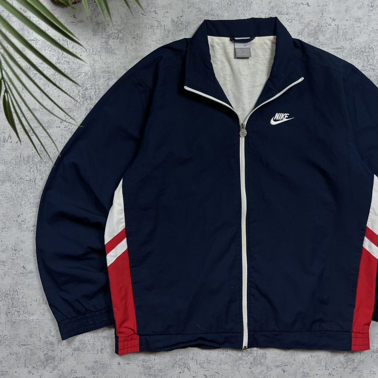 Nike 90s NIKE VINTAGE DOUBLE LOGO WINDBREAKER RETRO JACKET Size US M / EU 48-50 / 2 - 3 Thumbnail