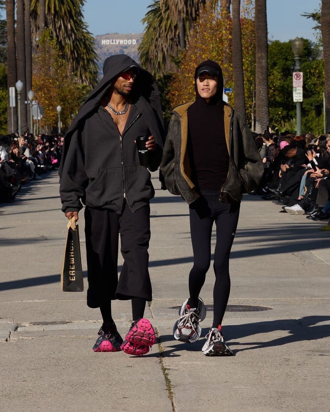 Balenciaga BALENCIAGA 2024 Fall Incognito Zip-Up Sweat Parka Hoodie Size US XS / EU 42 / 0 - 14 Thumbnail