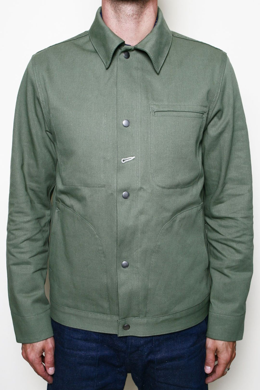Rogue Territory Rogue Territory Supply Jacket / Olive Selvedge Twill XL ...