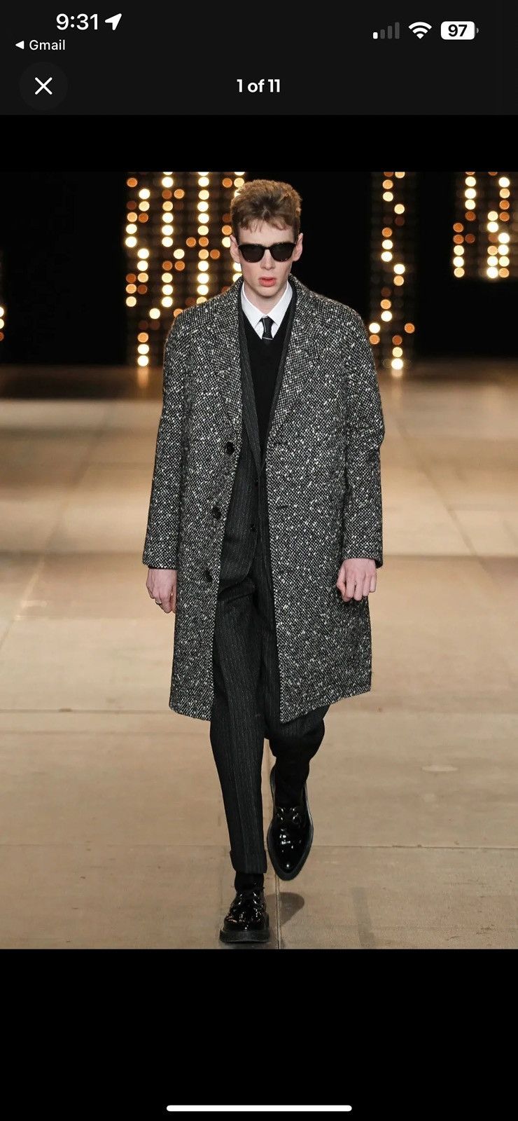 Saint Laurent Paris Saint Laurent Paris - FW14 - Hedi Slimane Saint Laurent Coat Size US S / EU 44-46 / 1 - 7 Thumbnail