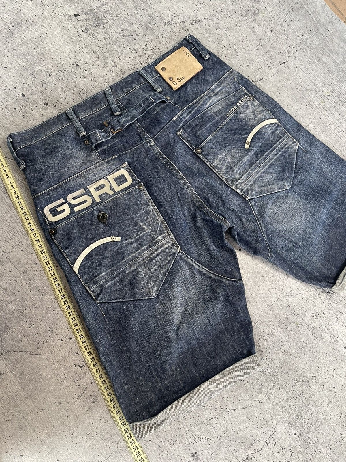 G-Star Vintage G-Star Raw Big Logo Shorts 31 size diesel tile D&G Size US 31 - 4 Thumbnail