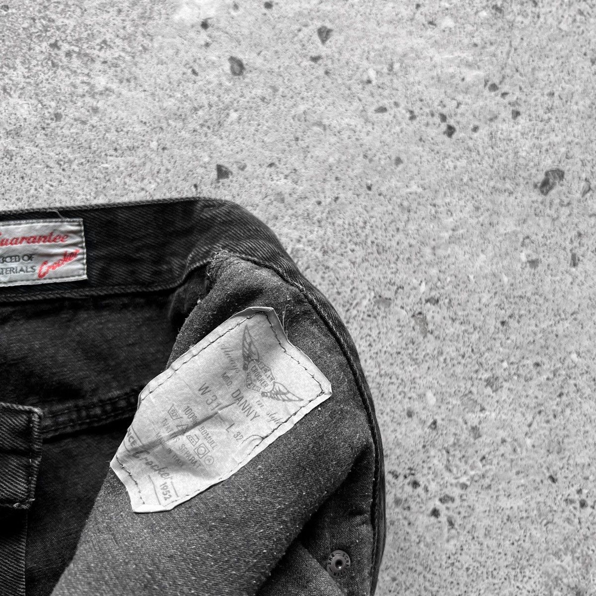 Vintage Crocker Womens Vintage 90s Black Relaxed Fit Y2K Denim Jeans Size 27" / US 4 / IT 40 - 9 Thumbnail