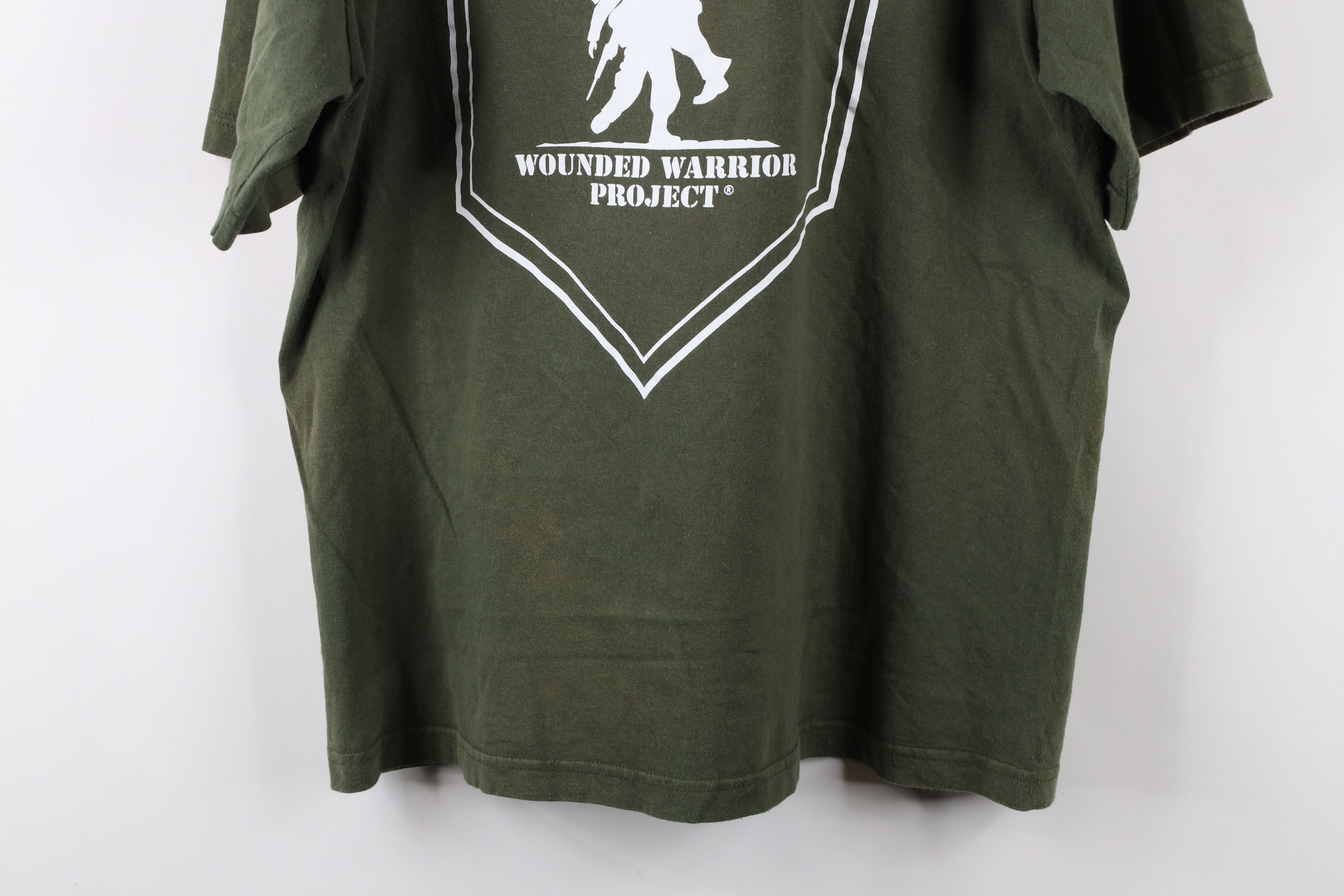 Harley Davidson × Vintage Vintage Harley Davidson Hog Wounded Warrior T-Shirt USA Size US L / EU 52-54 / 3 - 14 Thumbnail