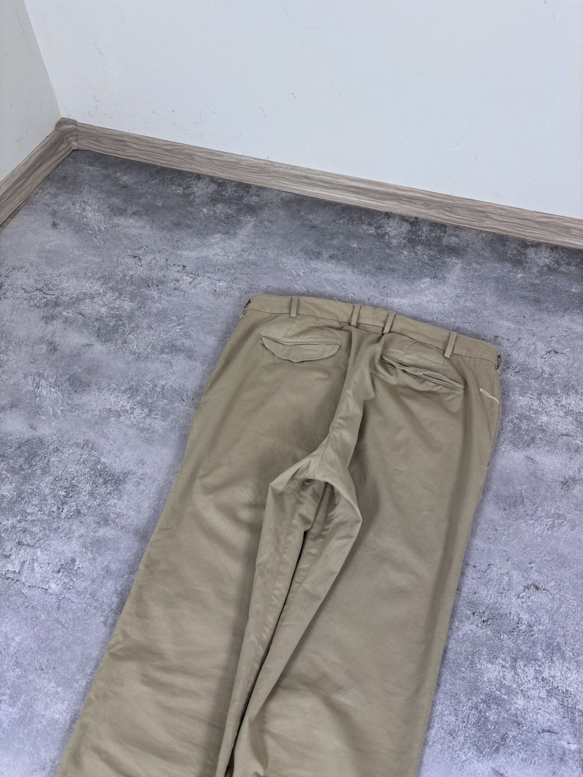 Other Cruna Men’s Beige Brown Chino Pants Trousers Cotton Blend Size US 34 / EU 50 - 17 Thumbnail