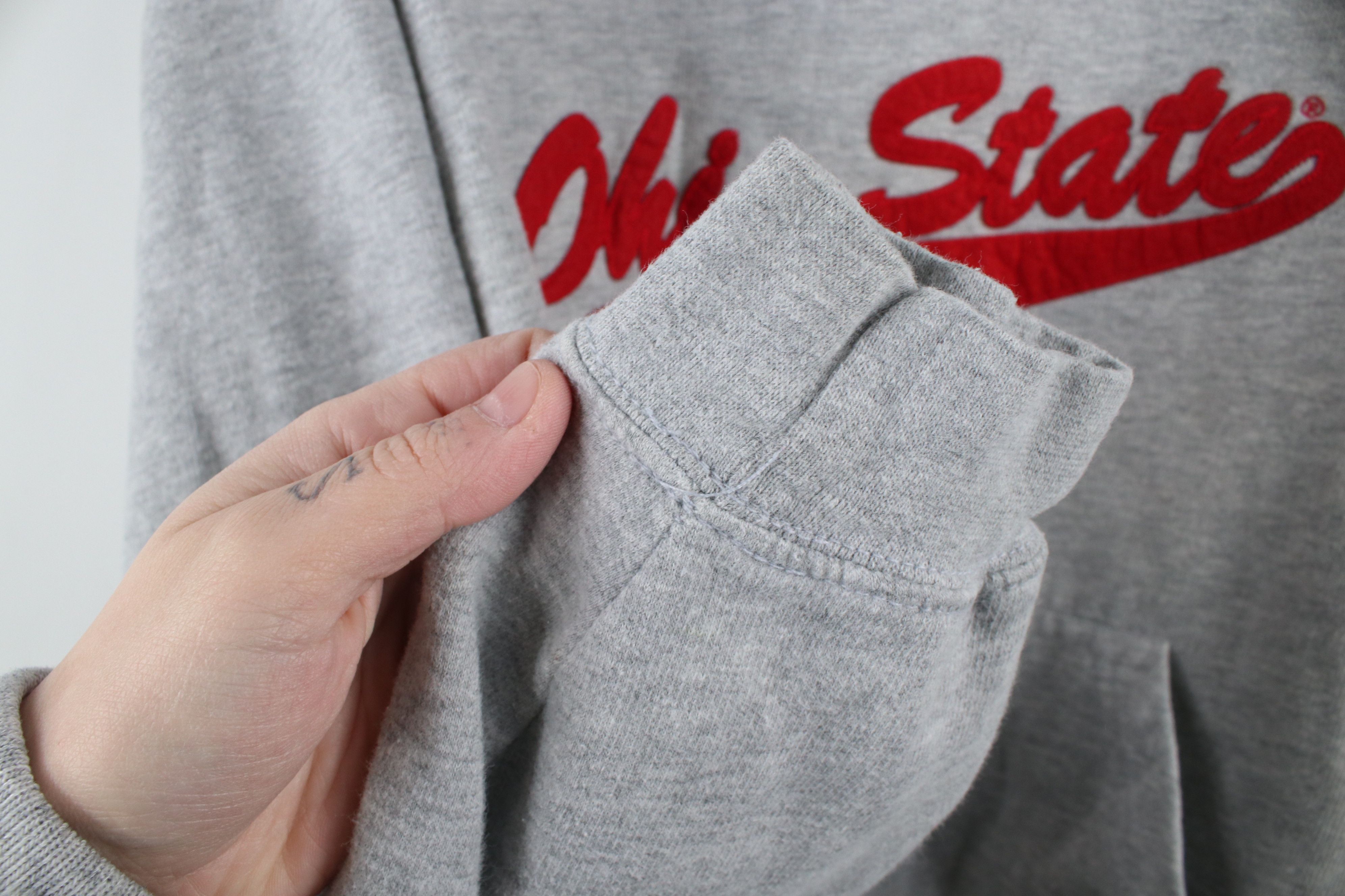 Vintage Vintage 90s Spell Out Script Ohio State University Hoodie Size US XXL / EU 58 / 5 - 9 Thumbnail