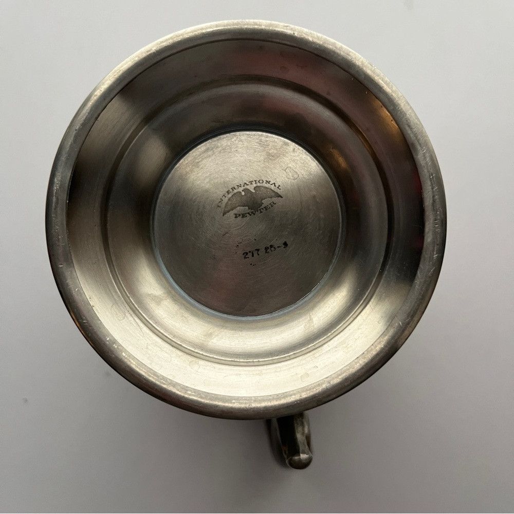 Designer Vintage Stieff Williamsburg Pewter Stein Tankard Mug Size ONE SIZE - 4 Thumbnail