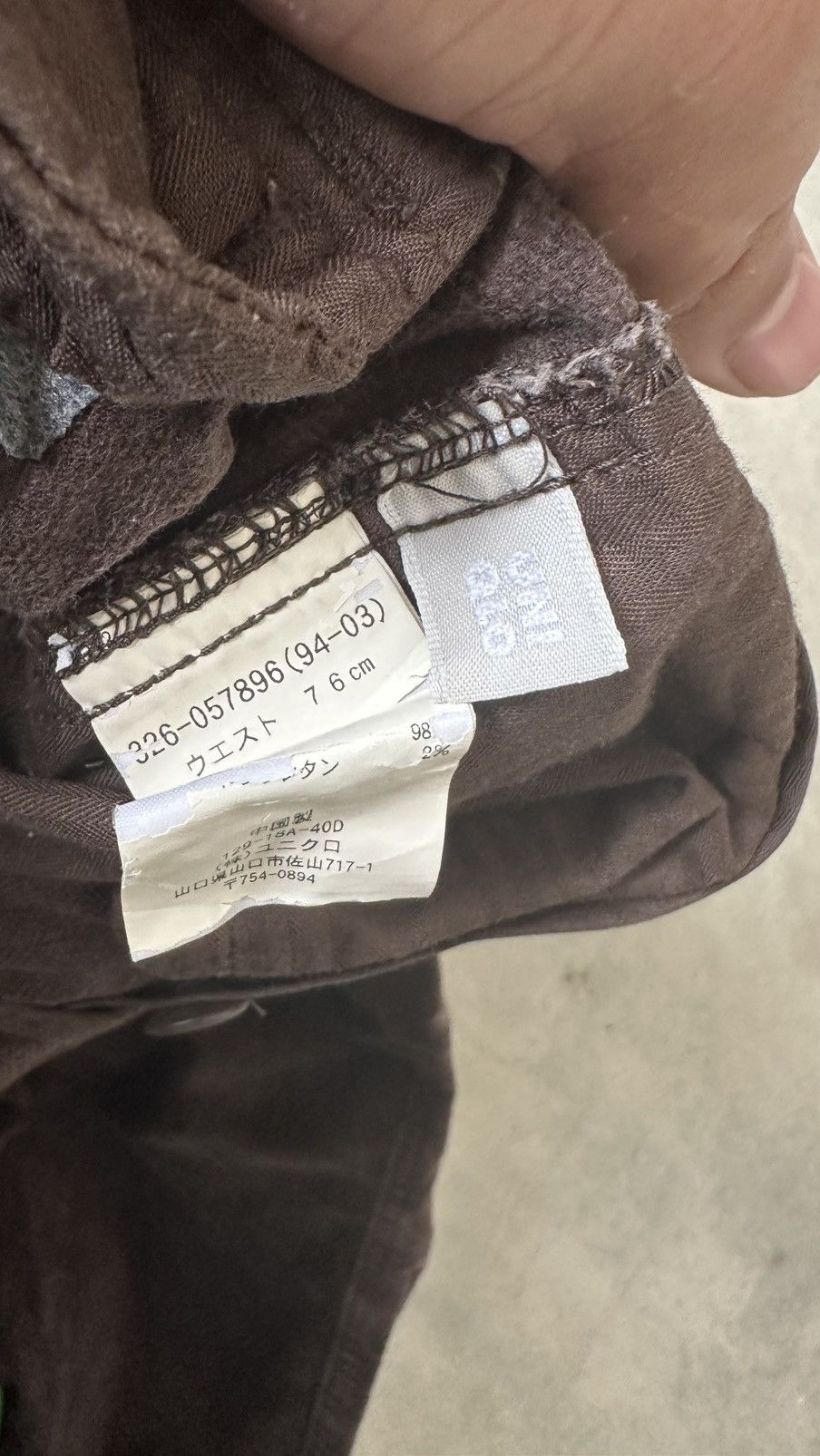 Uniqlo VINTAGE STYLE UP BONDAGE DOUBLE SIDED POCKET CARGO PANT Size US 32 / EU 48 - 10 Thumbnail