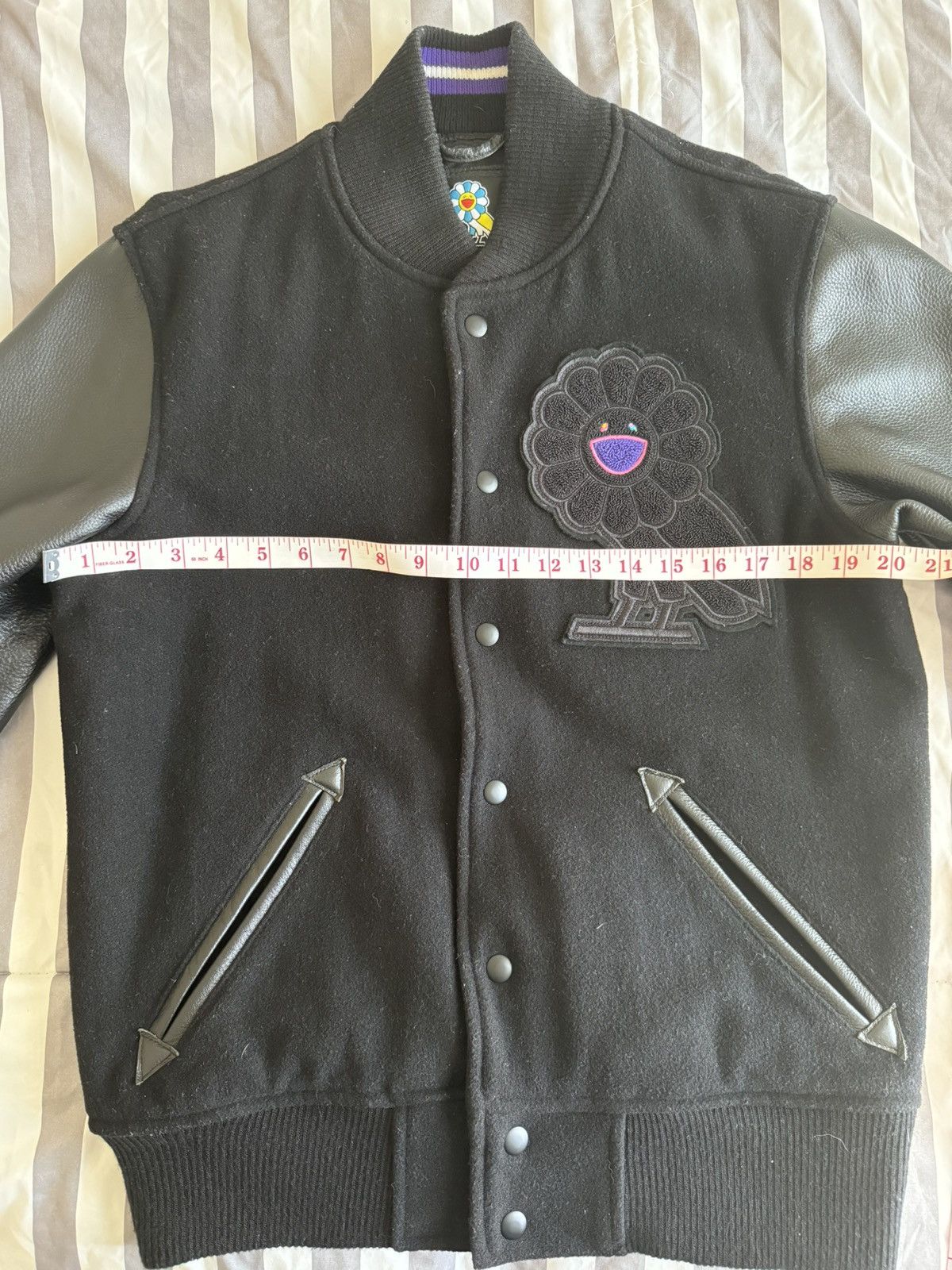October's Very Own × Takashi Murakami Ovo x Murakami Varsity Black Size US L / EU 52-54 / 3 - 10 Thumbnail