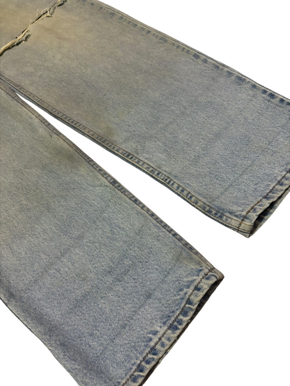 Levi's Vtg Levis 550 Relaxed Raw Distressed Jeans Size US 31 - 3 Thumbnail