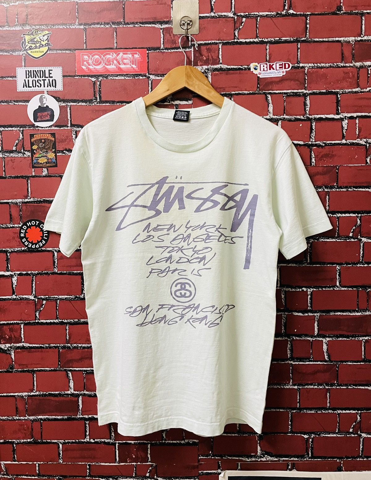 STUSSY X FUTURA WORLD TOUR TEE